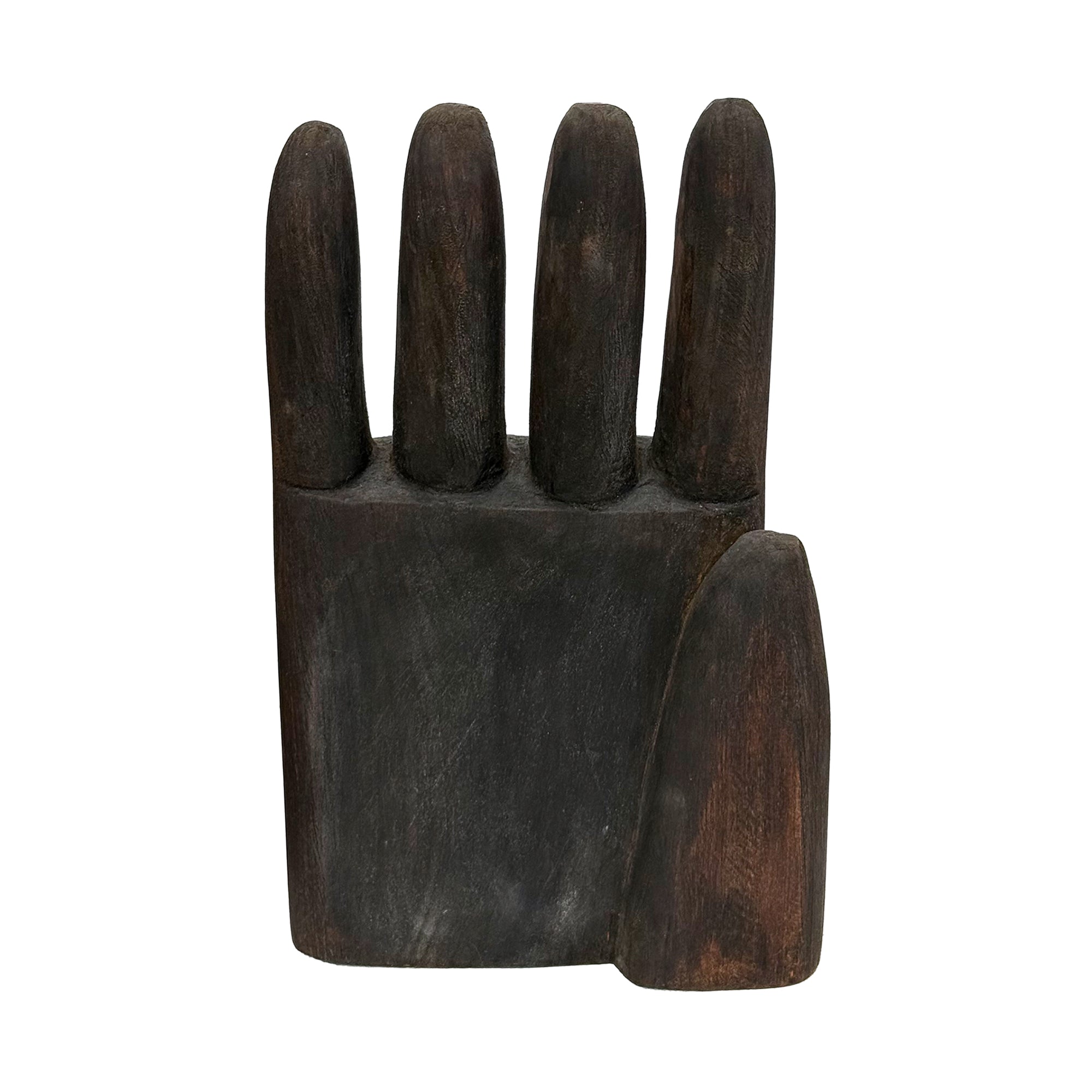 Japanese Stylized Wooden Hand Sculpture
