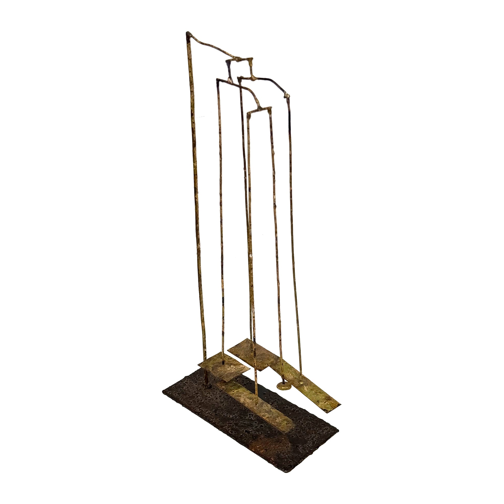 Kenetic Metal Studio Sculpture by Marcello Fantoni for Raymor
