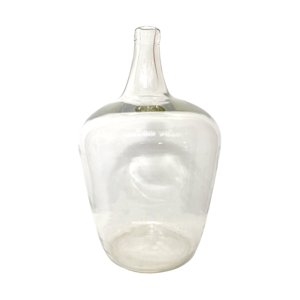 Large Hand-Blown Glass Bottle