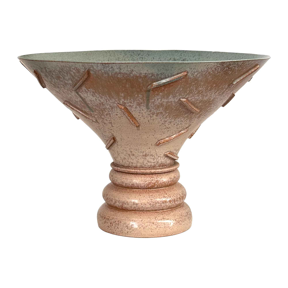 Large Post Modern Studio Ceramic Centerpiece Bowl