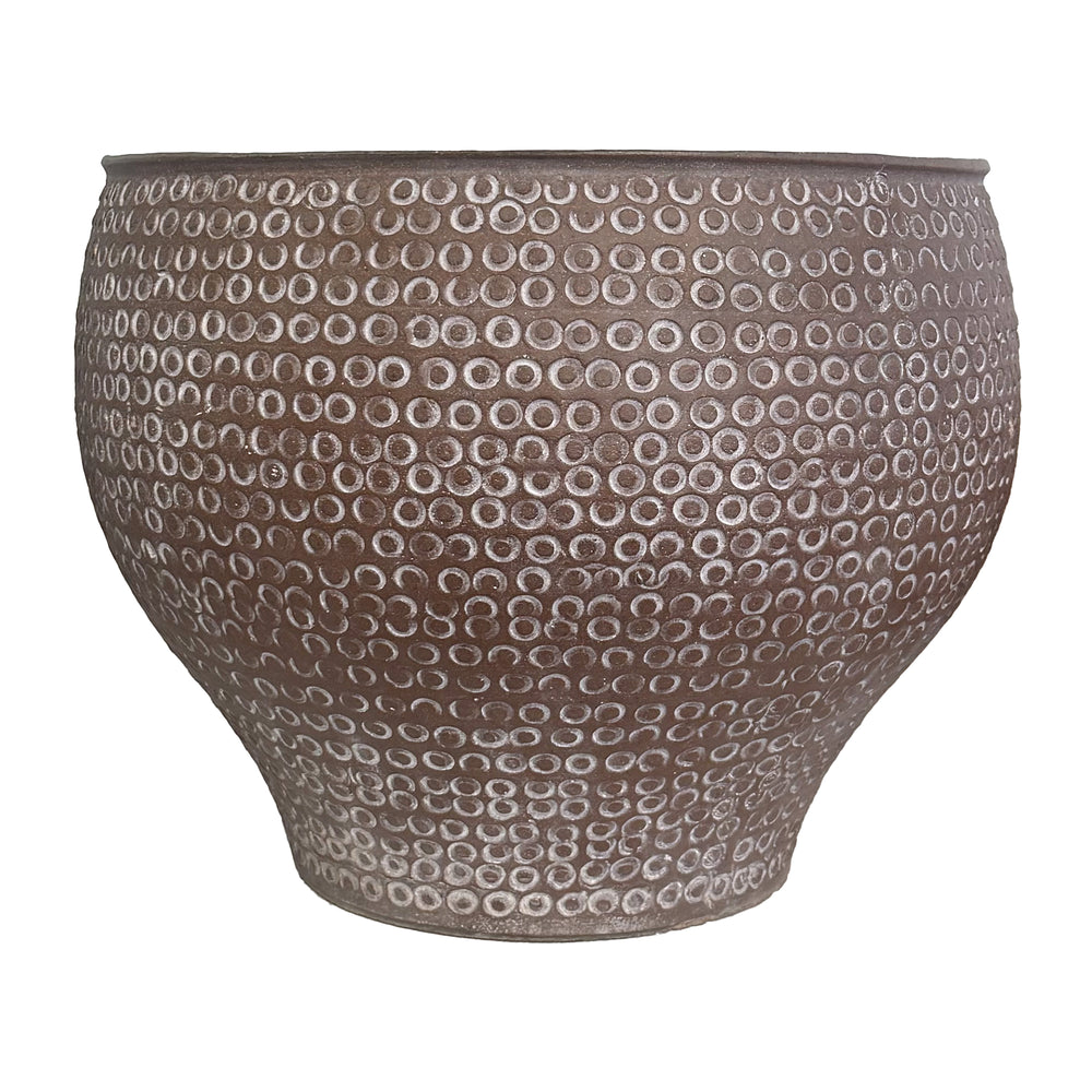 Large Studio Ceramic "Cheerio" Planter by David Cressey for Architectural Pottery
