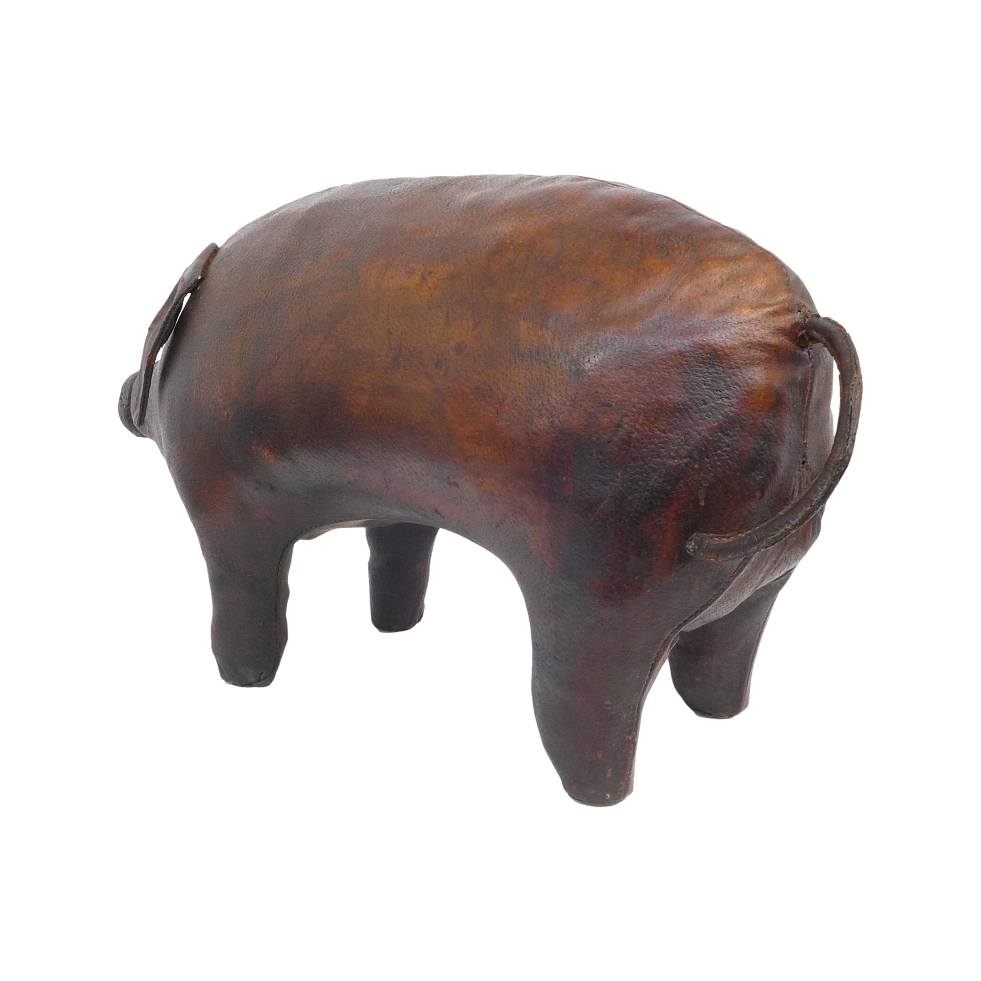 1940s Leather Pig Attributed to Abercrombie & Fitch