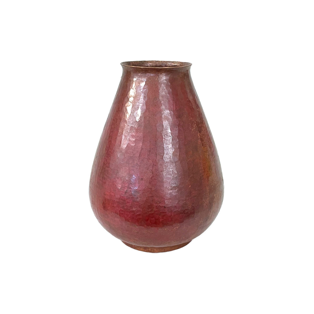 Mexican Hand-Hammered Copper Vase