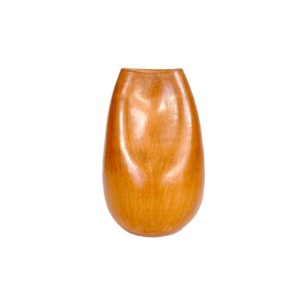 Mexican Studio Ceramic Vase with Dimple Detail