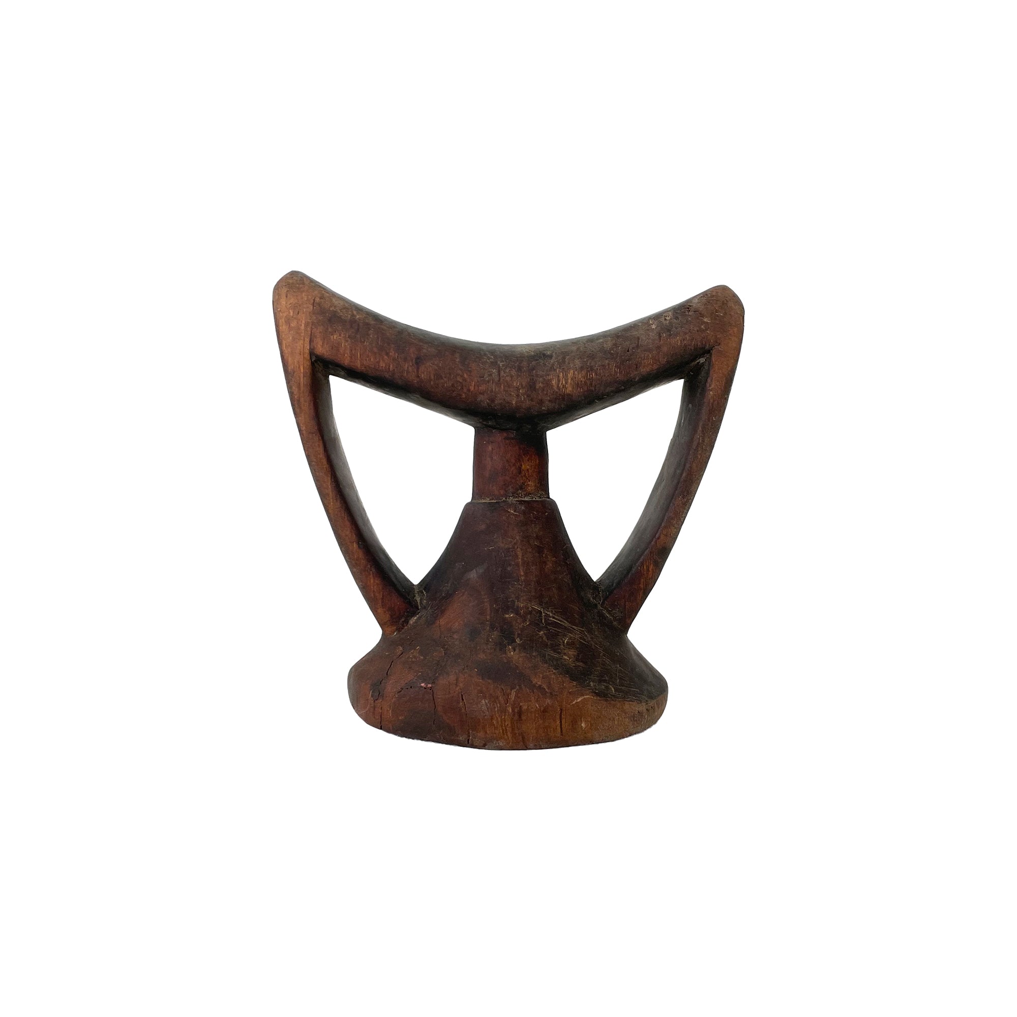 African Carved Wood Head Rest