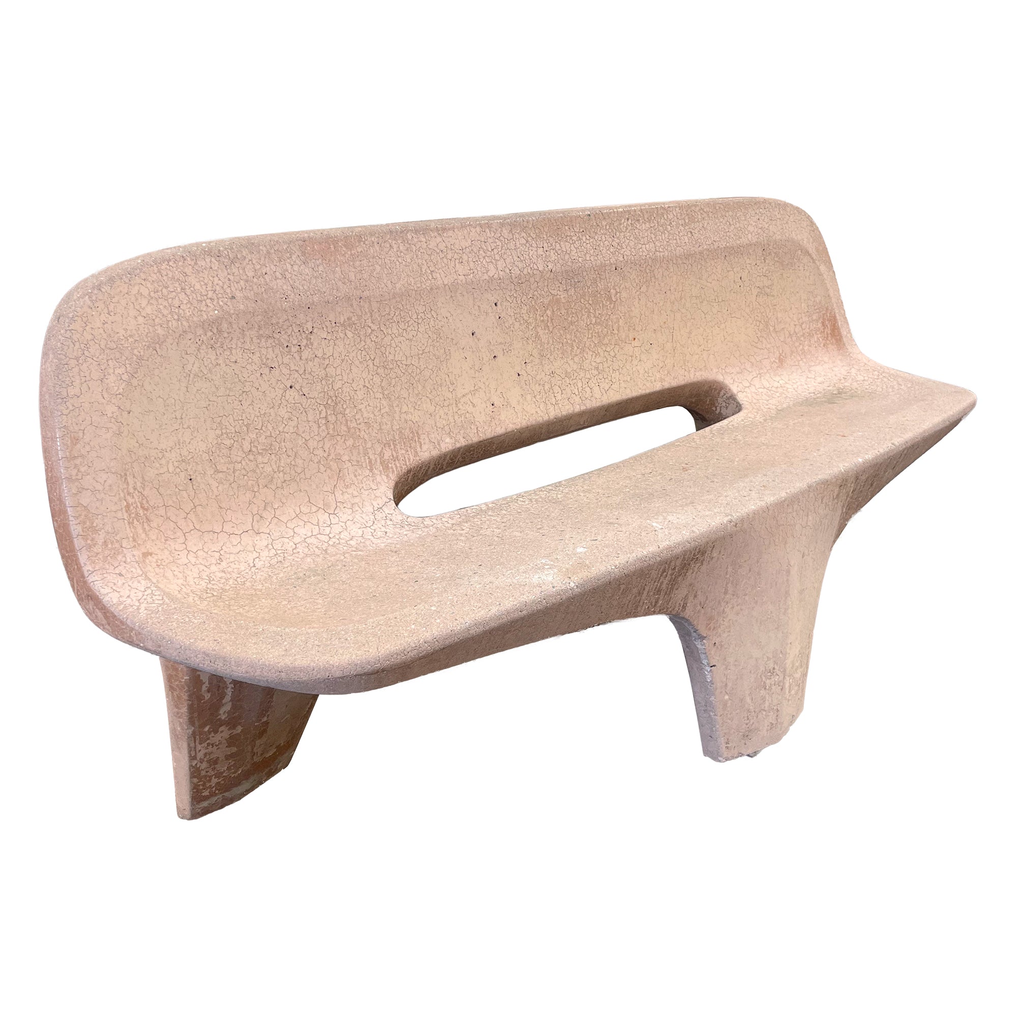 Modernist Cast Stone Bench by Jim Miller-Melberg