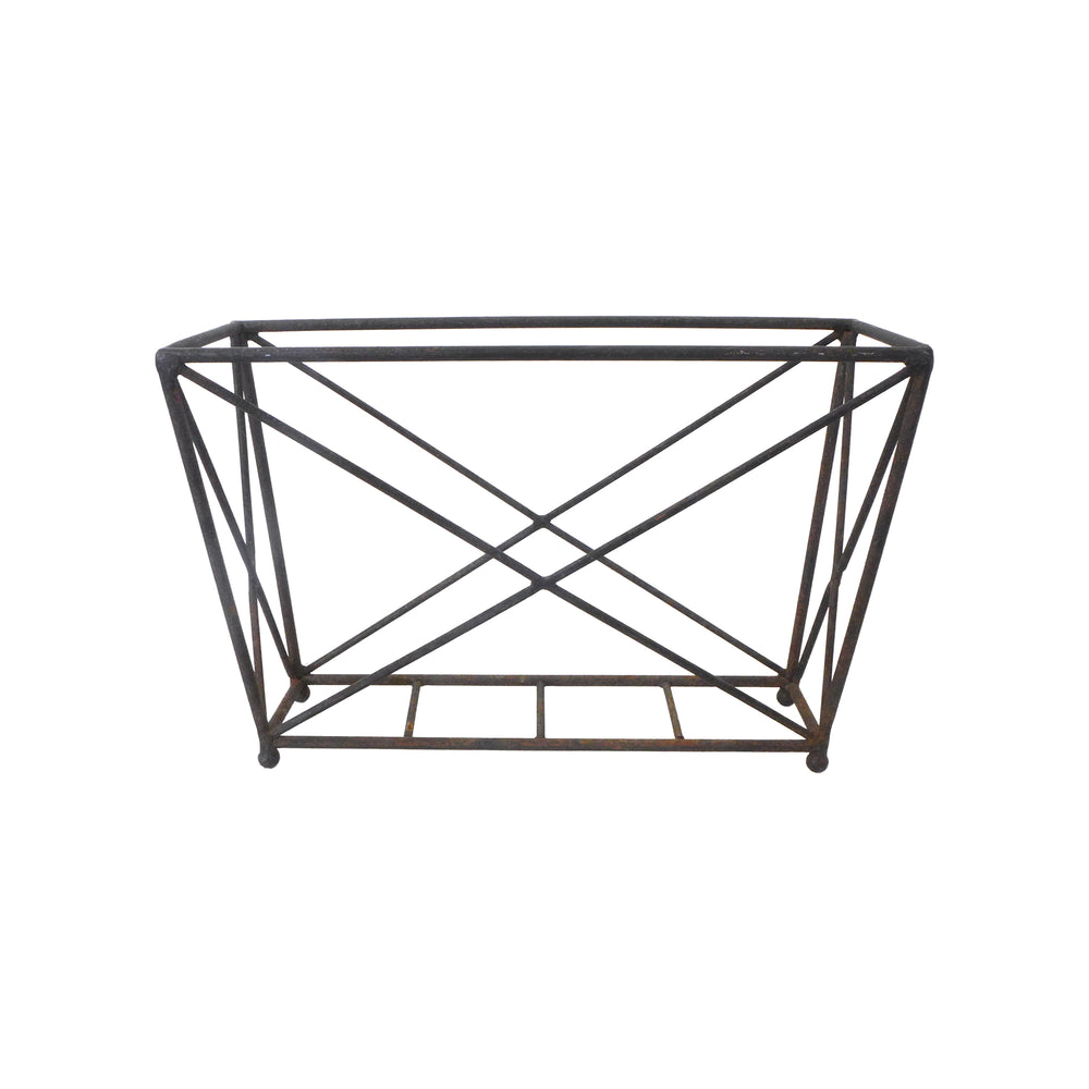 Modernist Iron Magazine Rack