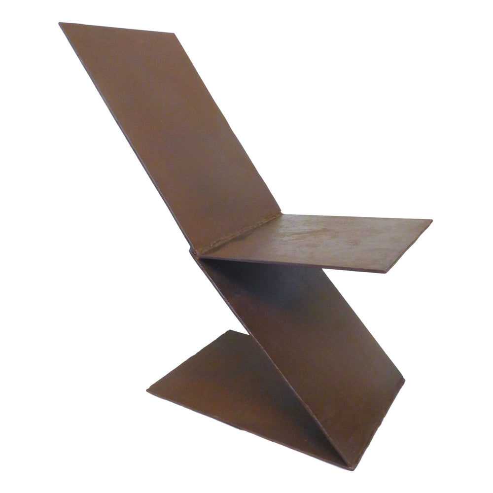 Modernist Welded-Steel Z Chair