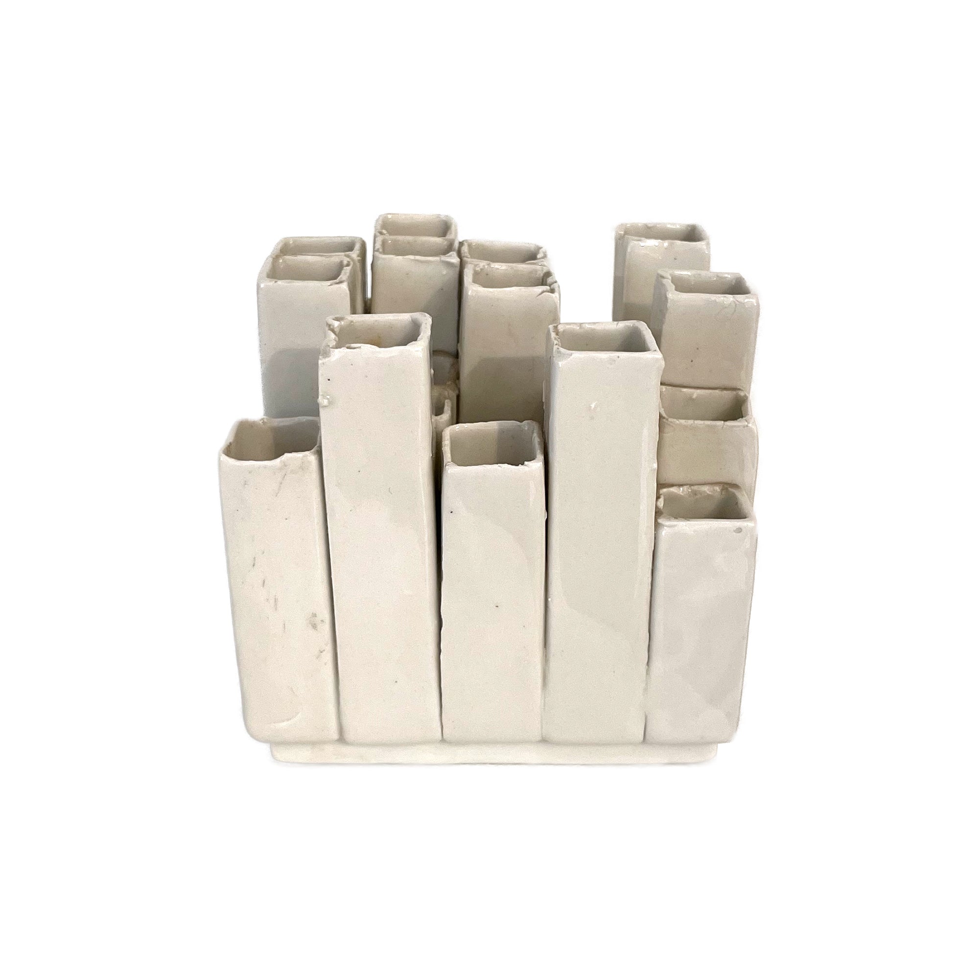 Multi-Spout Square Tubes Bud Vase