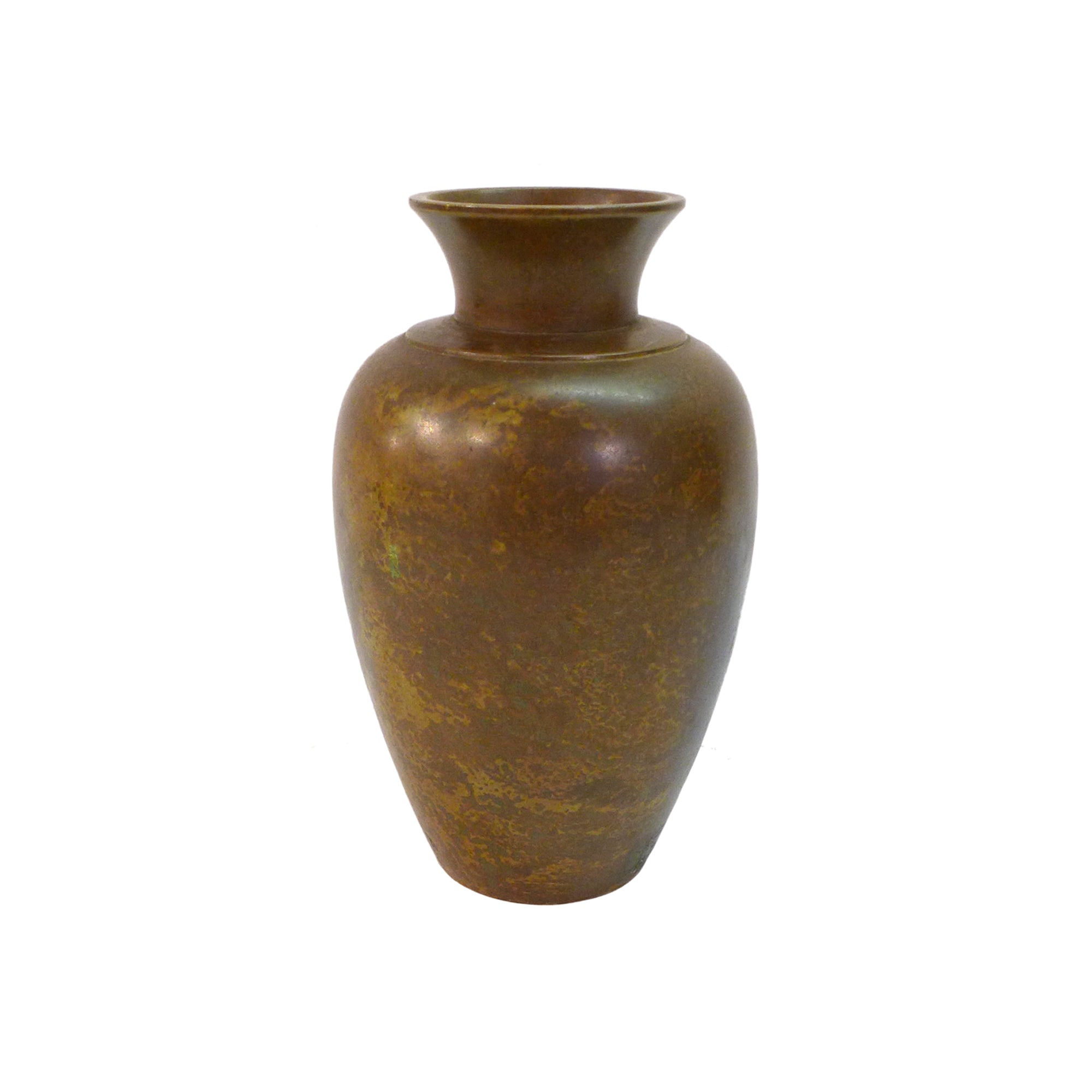 Petite Japanese Bronze Flared Vase