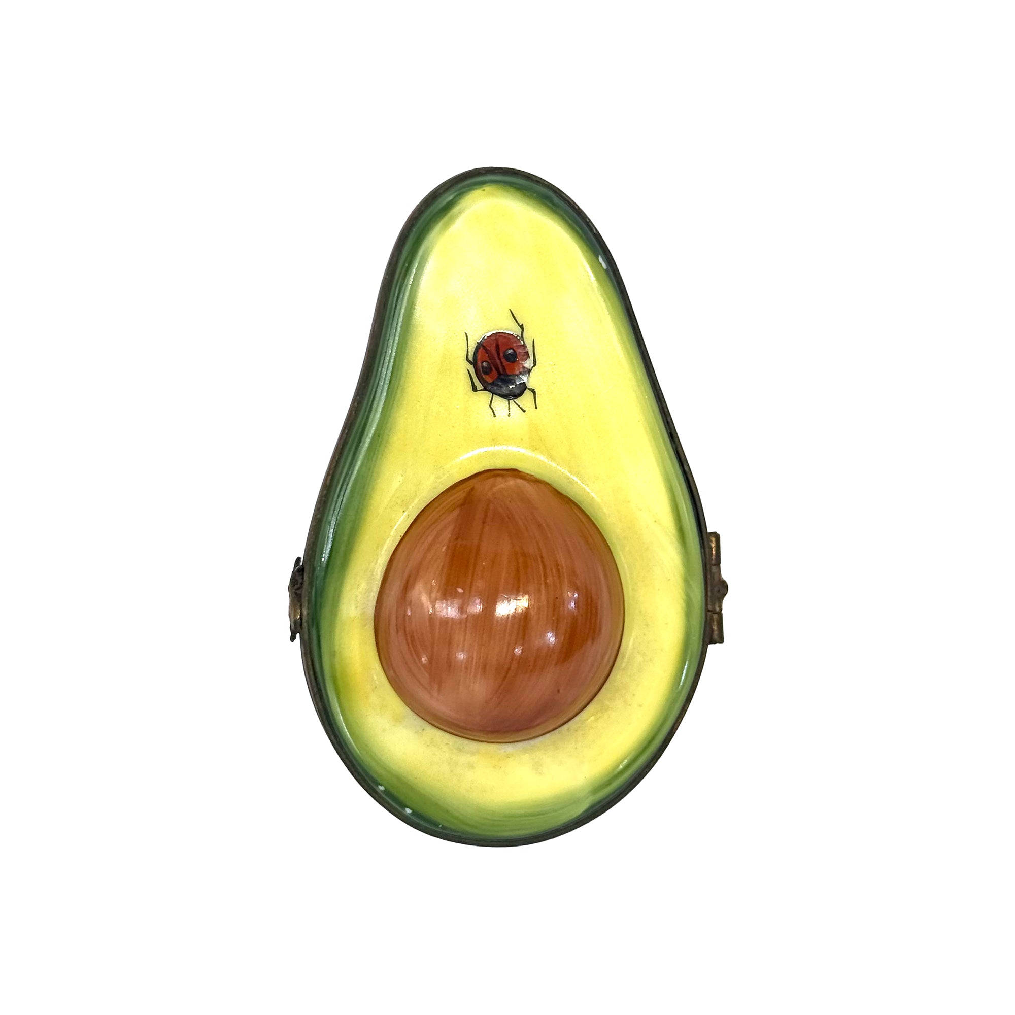 Petite Limoges Porcelain Avocado Box with Bugs Decoration – The Window