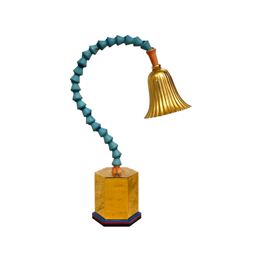 Small Post-Modern Gooseneck Task Lamp by Gary Knox Bennett