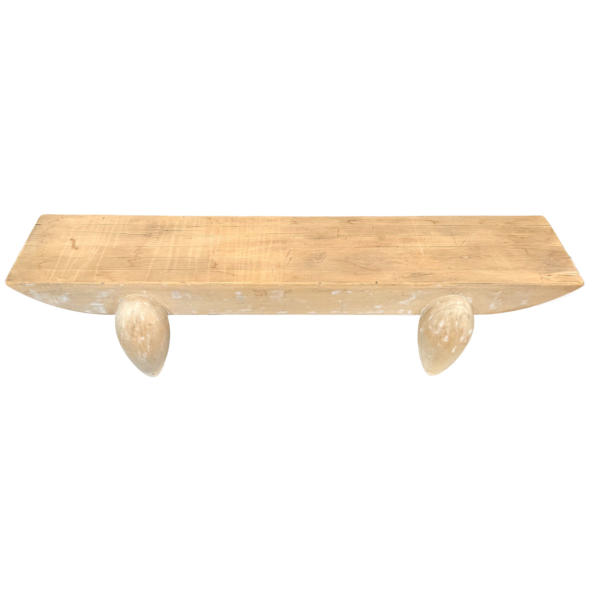 "Pirogue" Wood Bench by Christian Liaigre for Holly Hunt