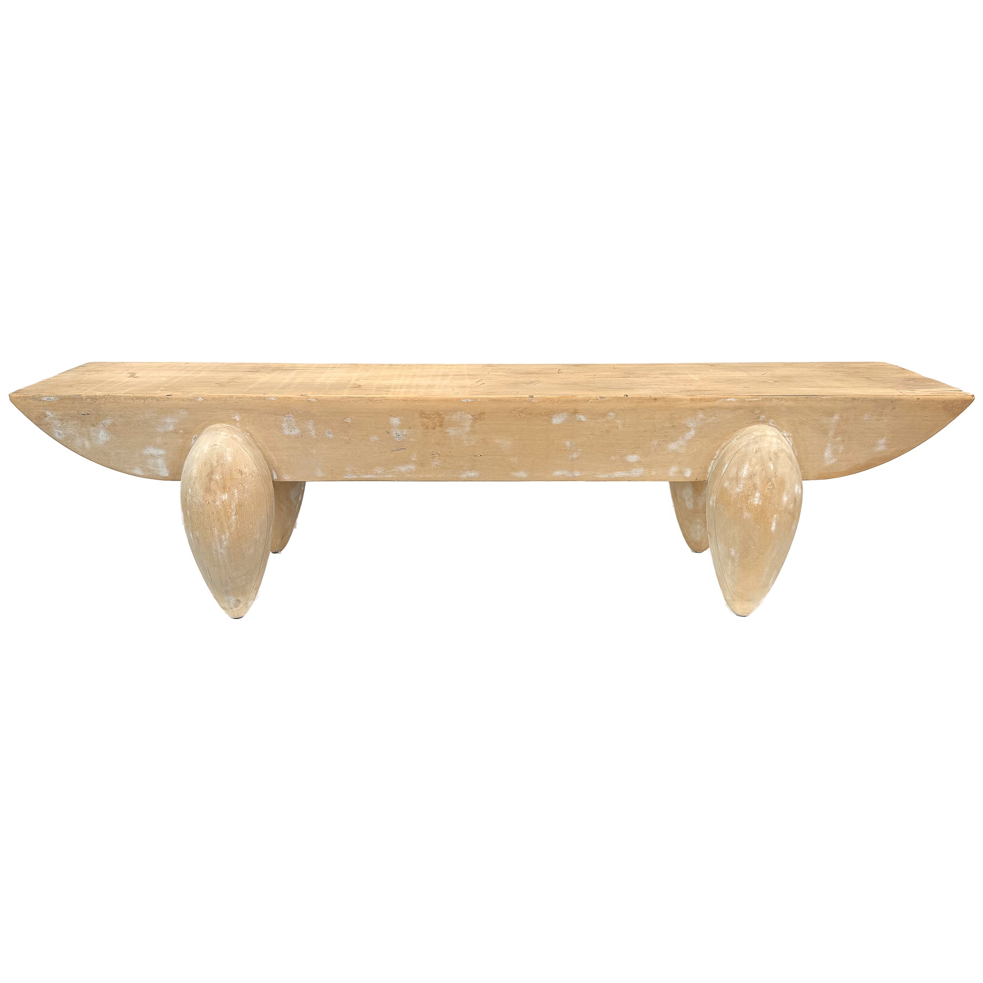 "Pirogue" Wood Bench by Christian Liaigre for Holly Hunt