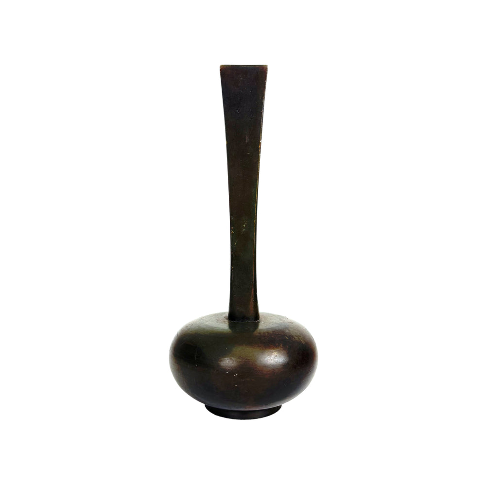 1930's Swedish Art Deco Bronze Vase by Jakob Ängman for GAB