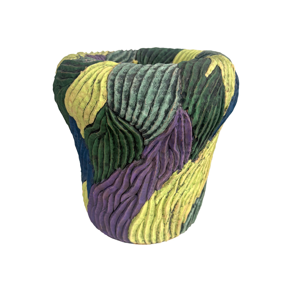 Sculptural Studio Ceramic Multicolor Catch-All
