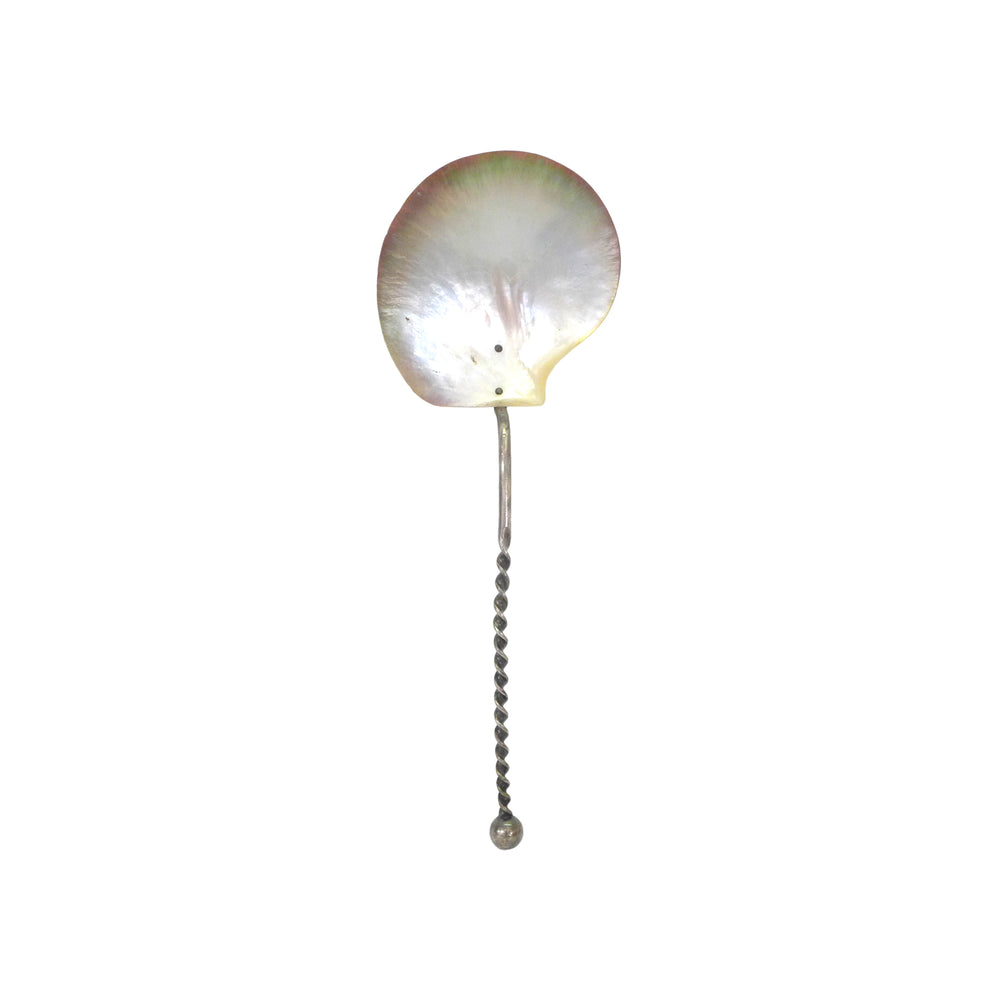 Shell & Sterling Silver Spoon