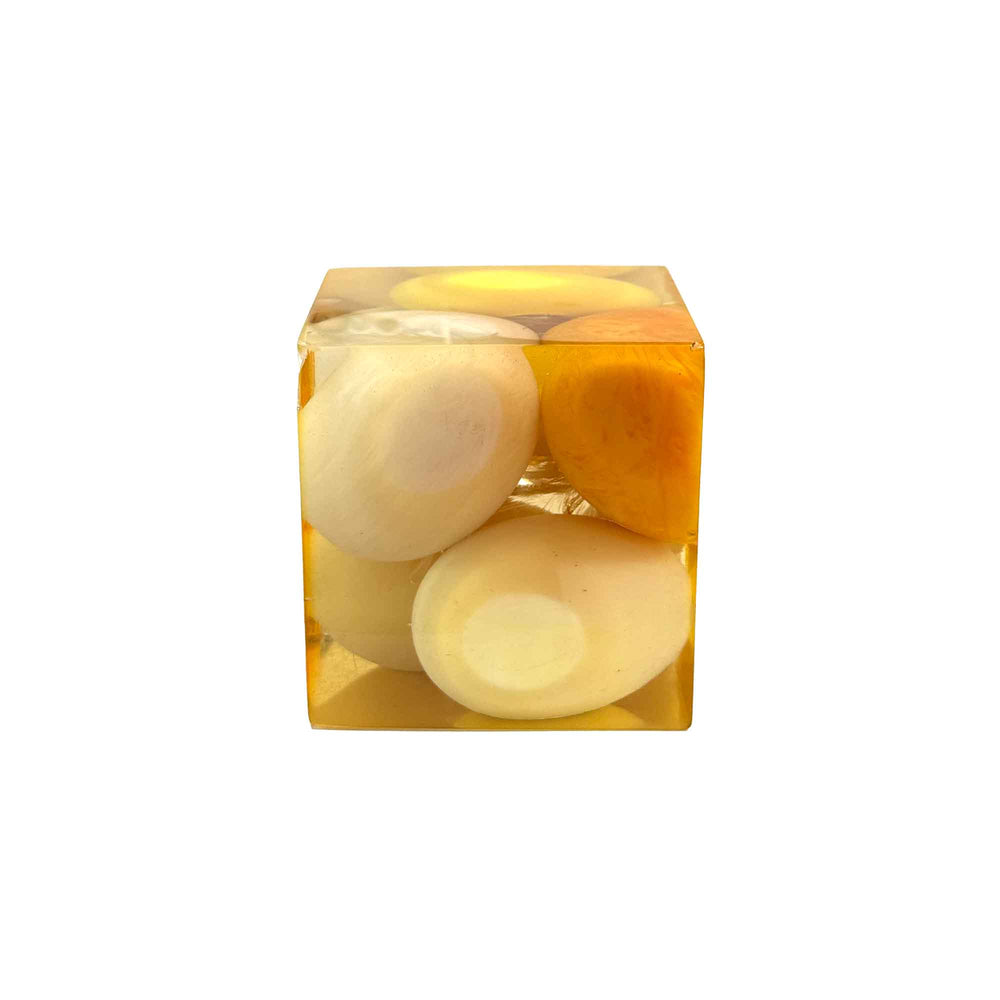 Small Acrylic Cube with Eggs