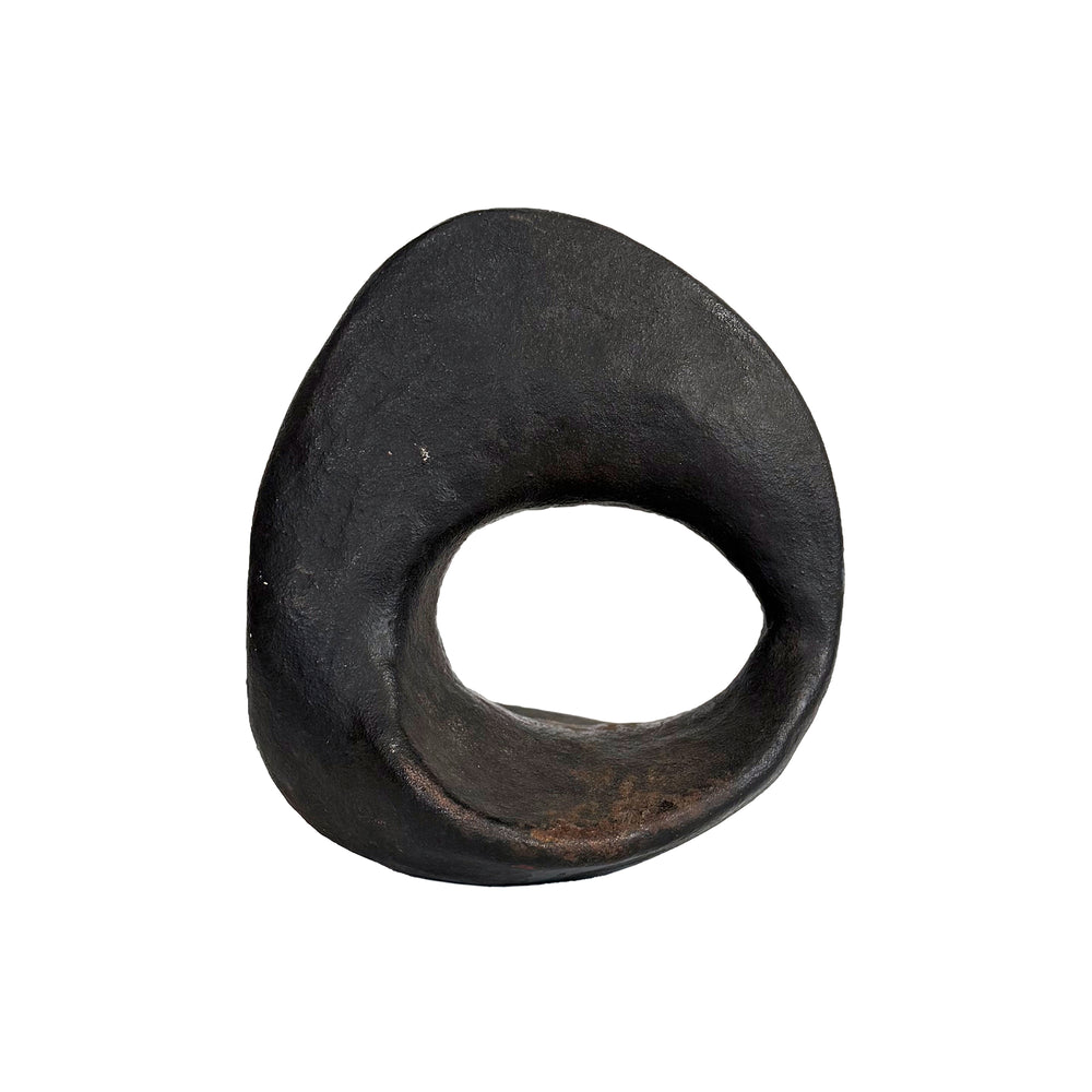 Small Cast Iron Biomorphic Sculpture