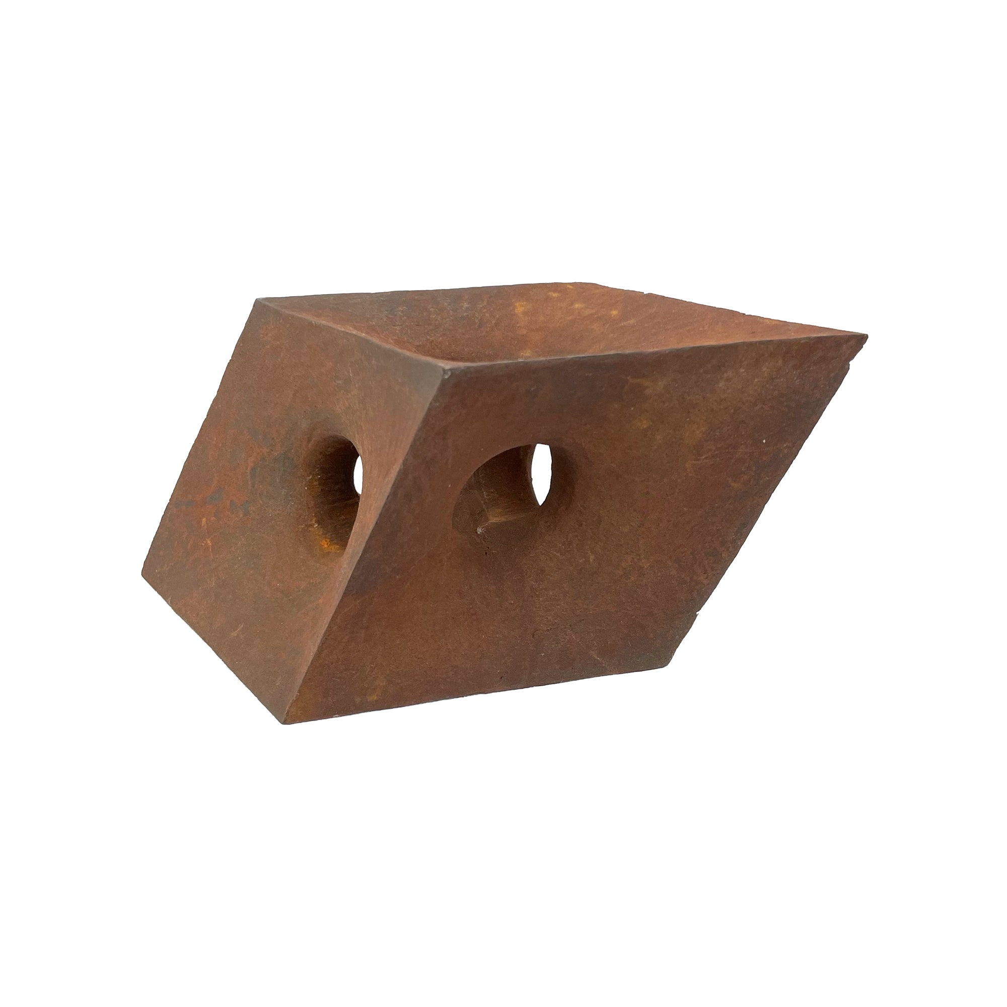 Small Contemporary Hard/Soft Carved Wood Sculpture by Aleph Geddis