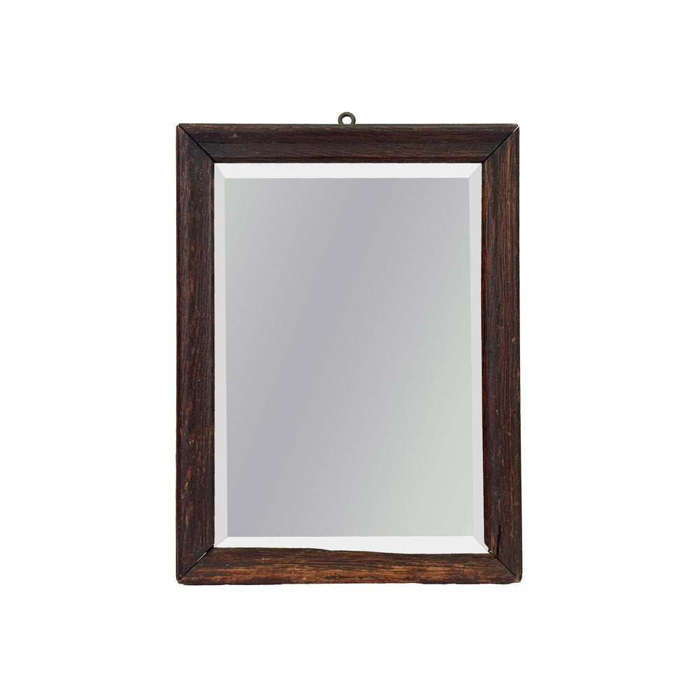 Small Earth 20th Century Wood-Framed Mirror