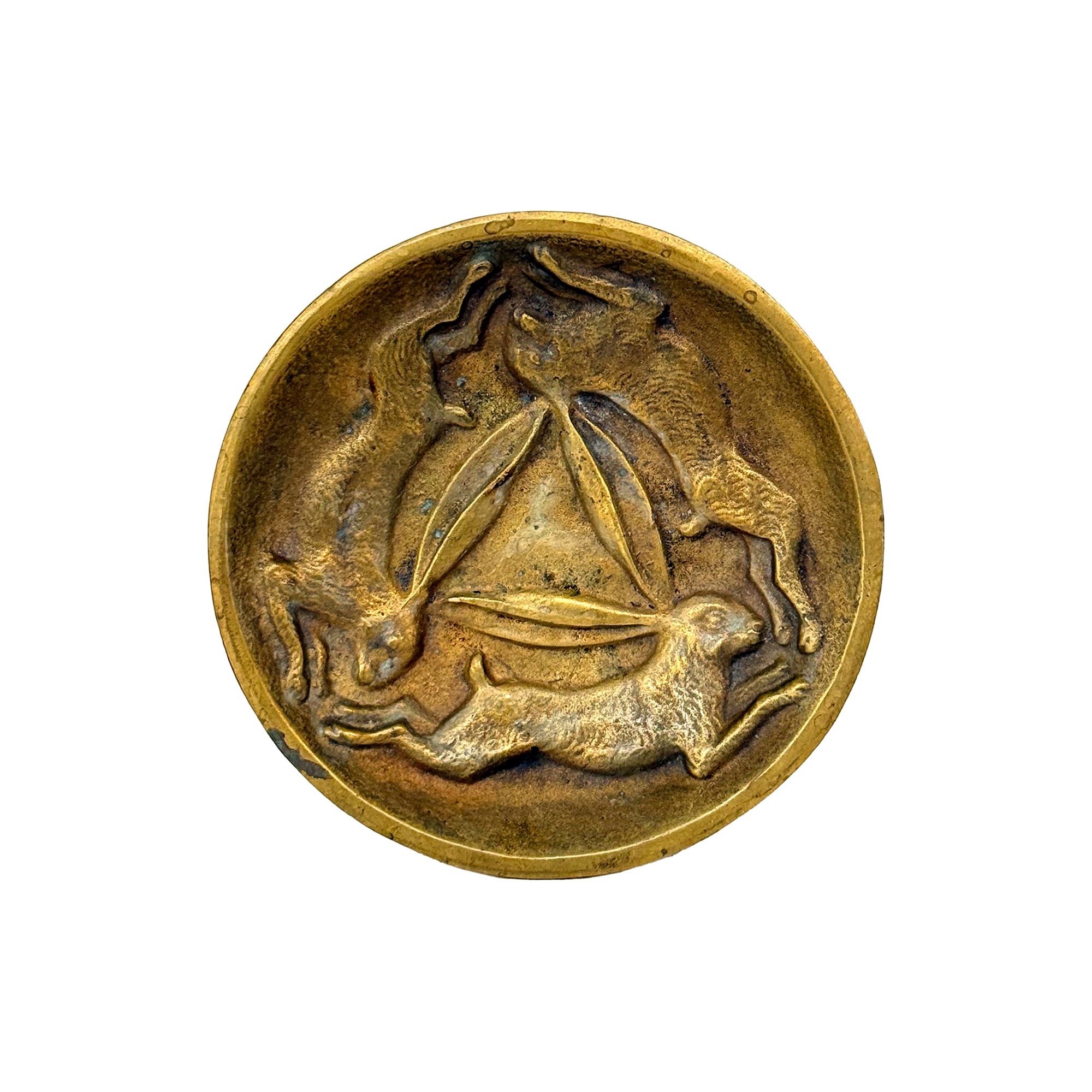 Bronze Three Hares Catch-All