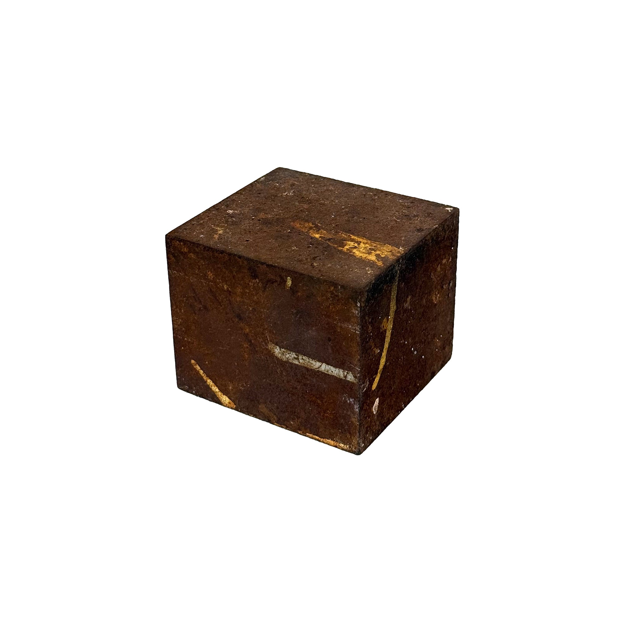 Small Solid Steel Display Cube