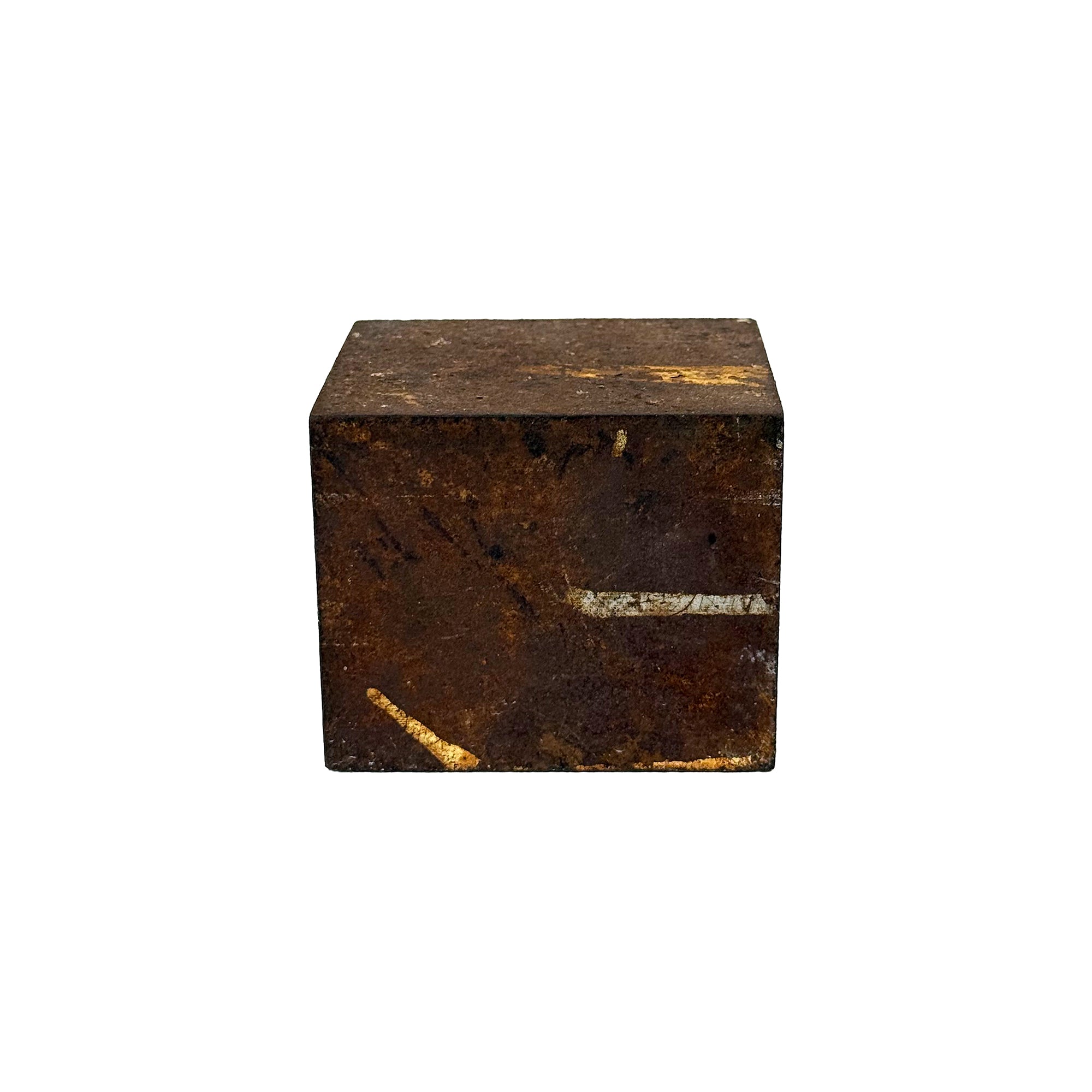 Small Solid Steel Display Cube