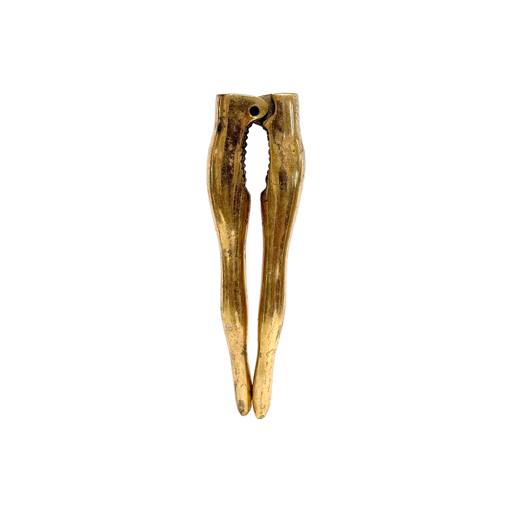 Solid Brass Legs Nutcracker