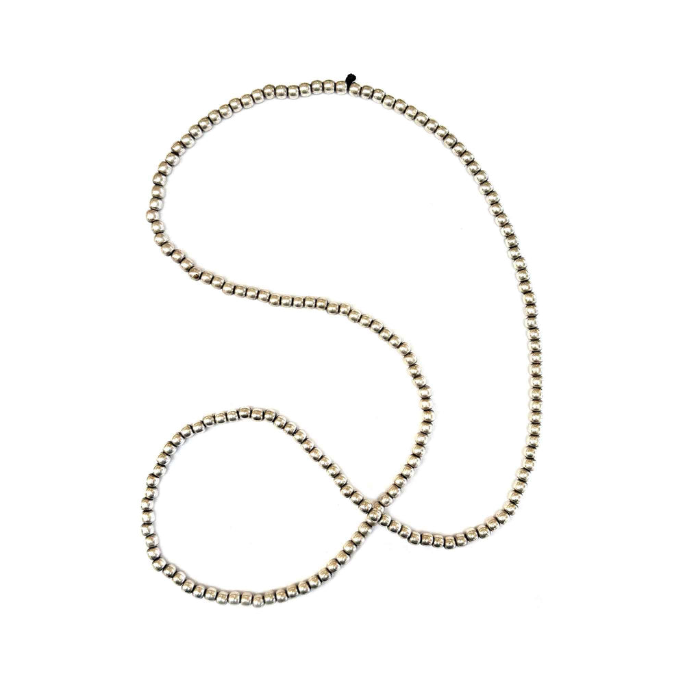 Solid Sterling Beads Necklace