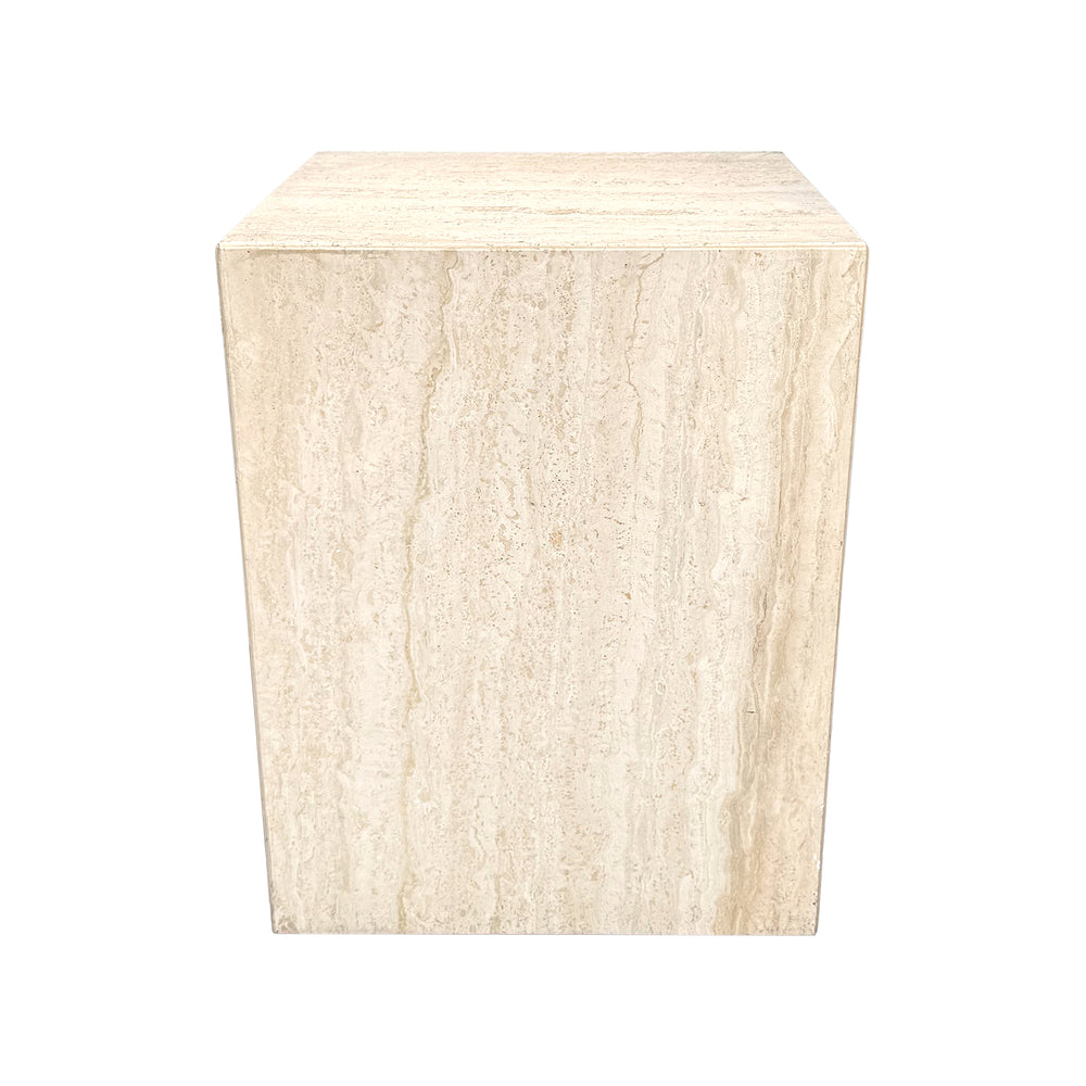Square Travertine Pedestal