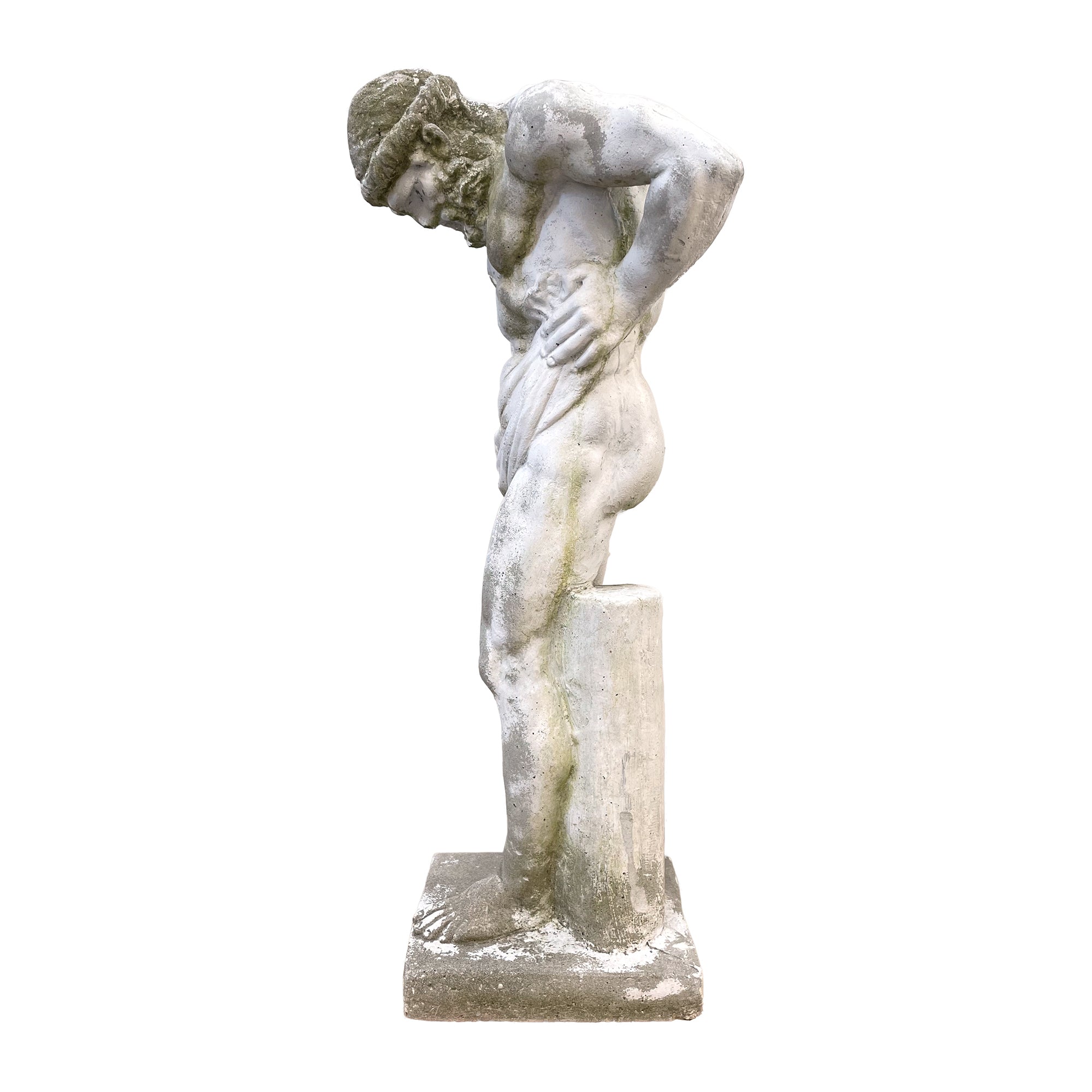 Classical Cast Stone Male Figure Garden Statue