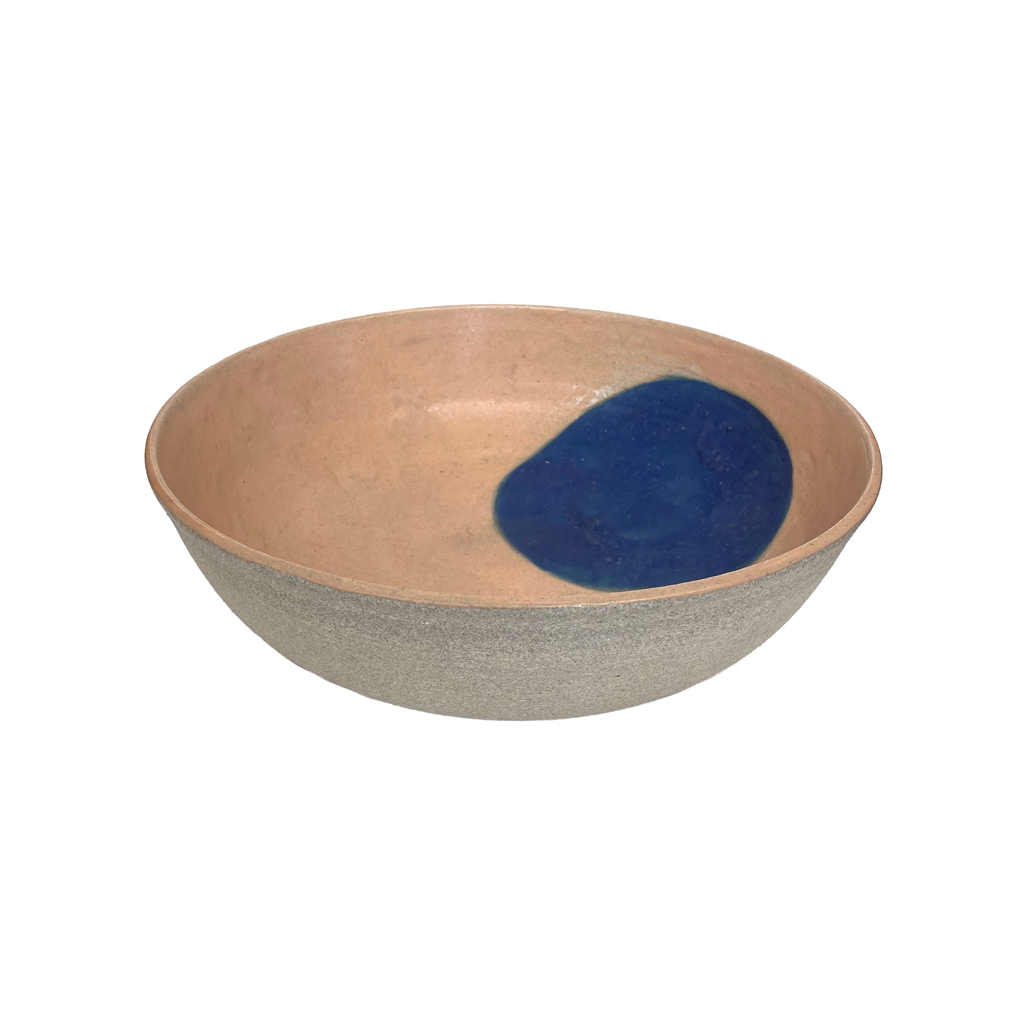 Studio Ceramic Bowl with Blue Dot