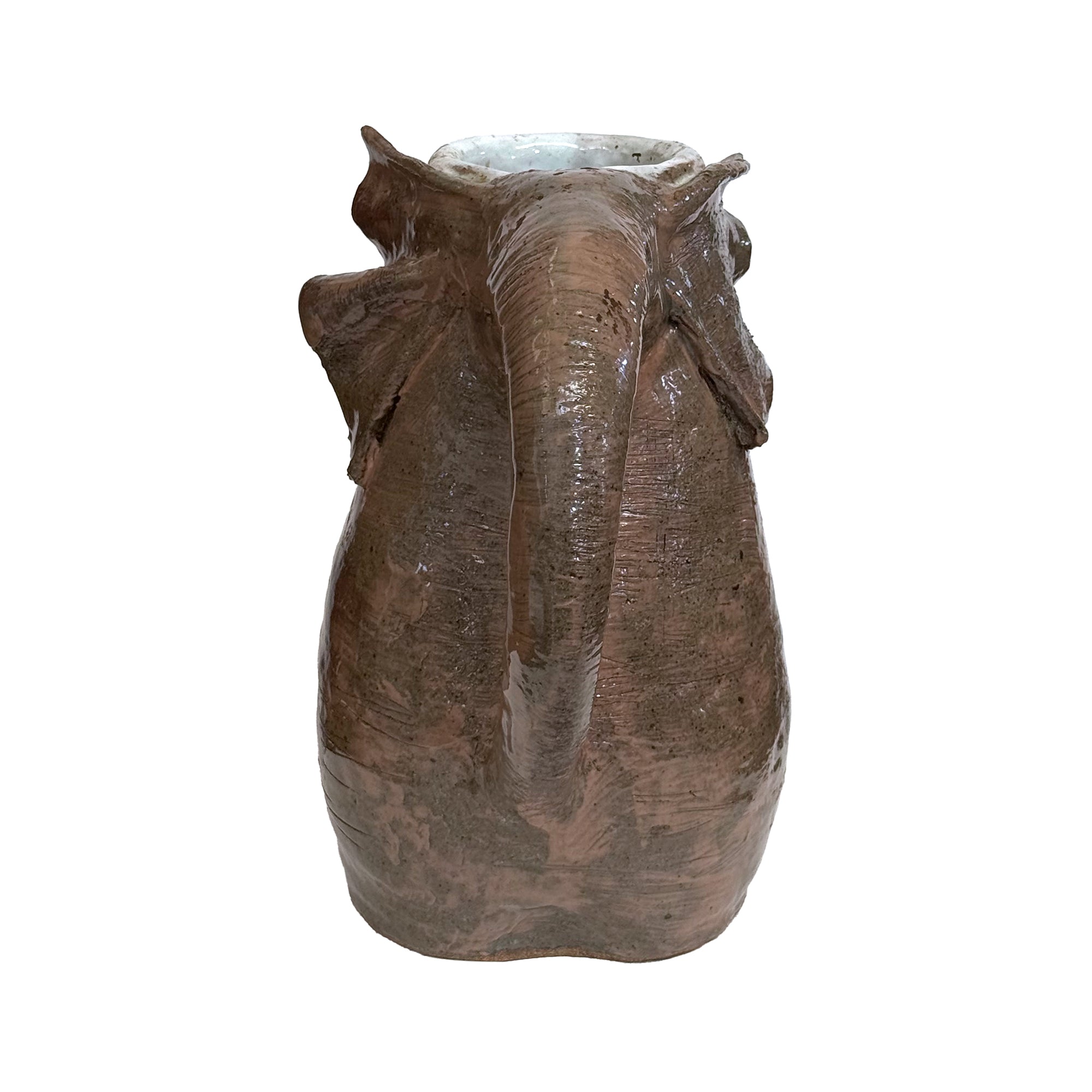 Studio Ceramic Elephant Pitcher Vase