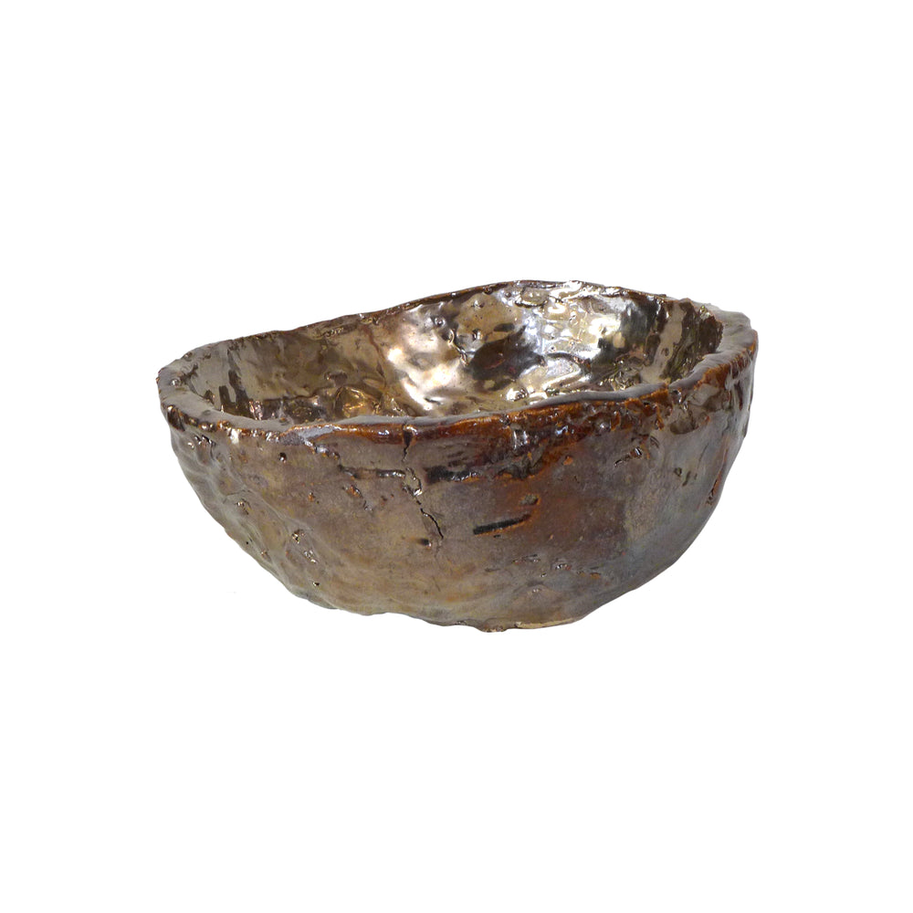 Studio Ceramic Metallic Glaze Bowl or Catch-All