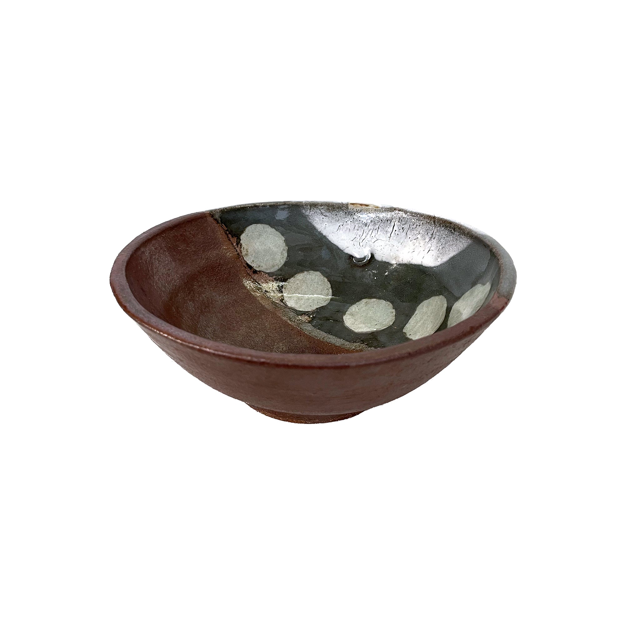 Studio Ceramic Partially Glazed Bowl or Catch-All