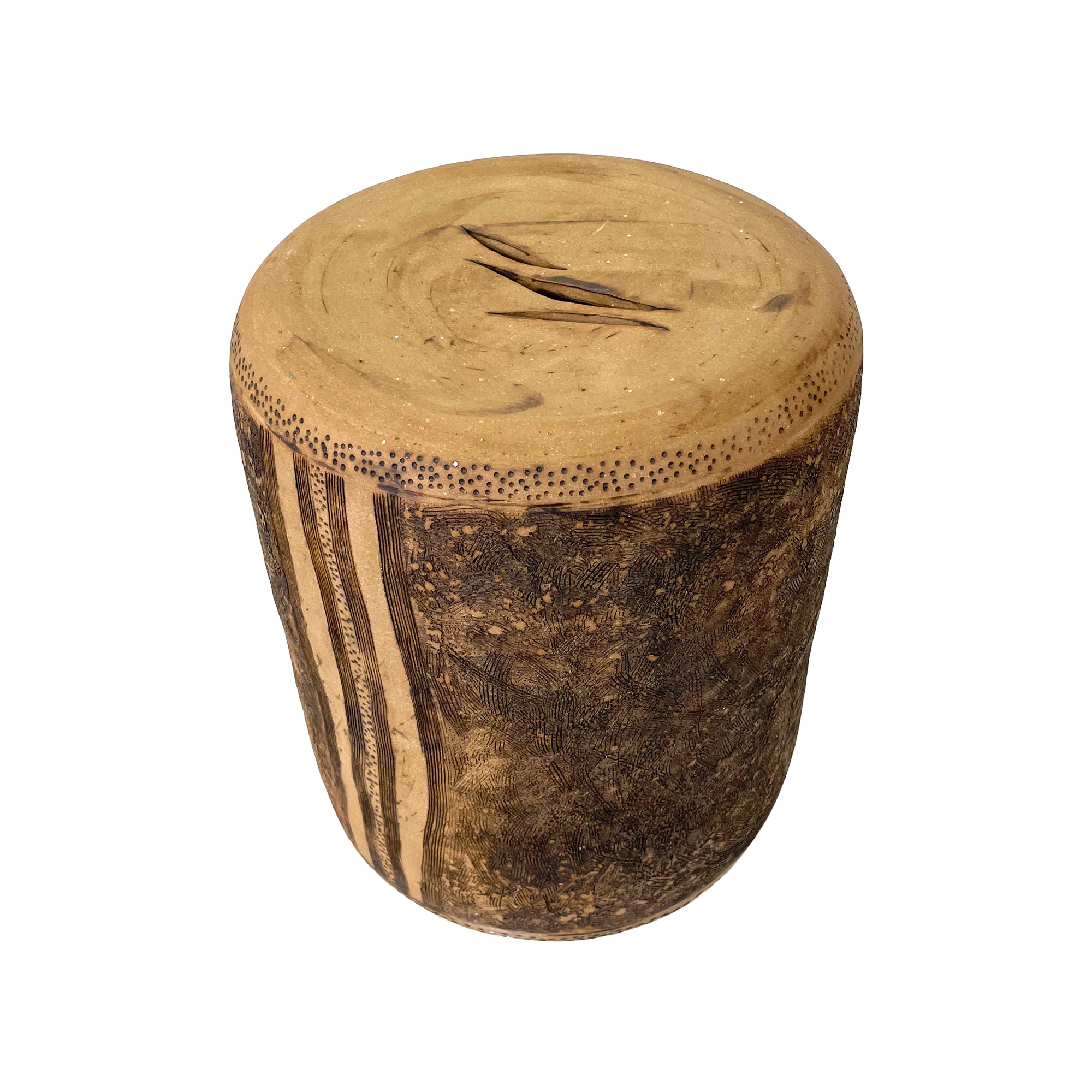 Studio Ceramic Sculptural Stool