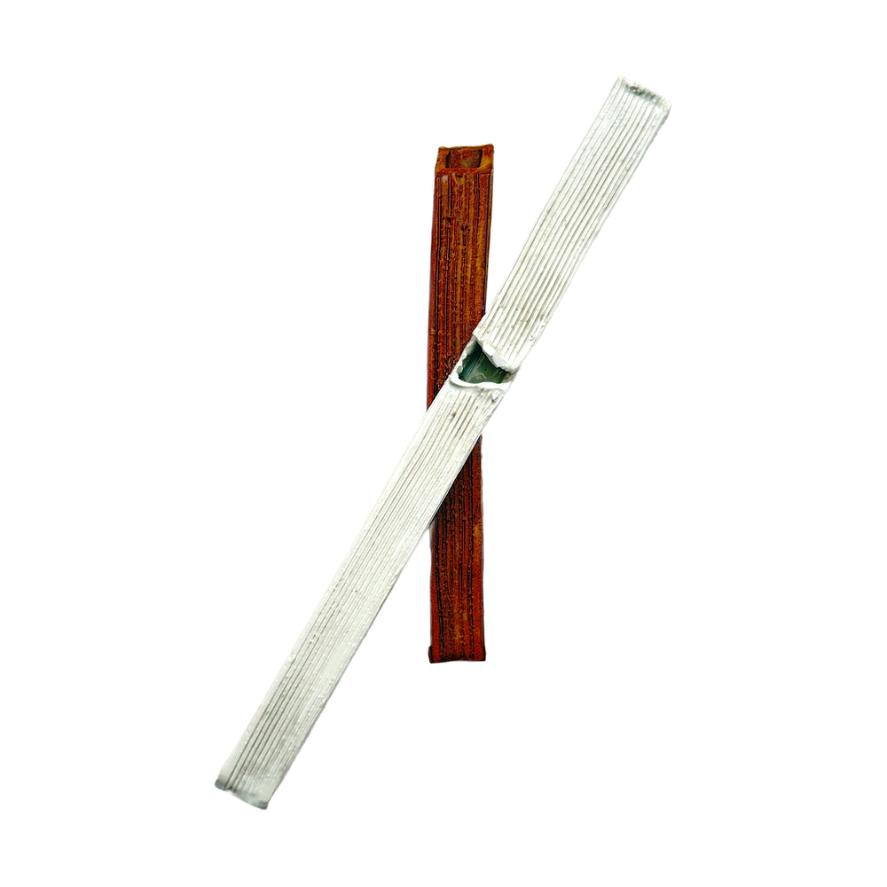 Studio Ceramic Sculptural Wall-Hanging Double Ikebana Vase by Takeo Tomono