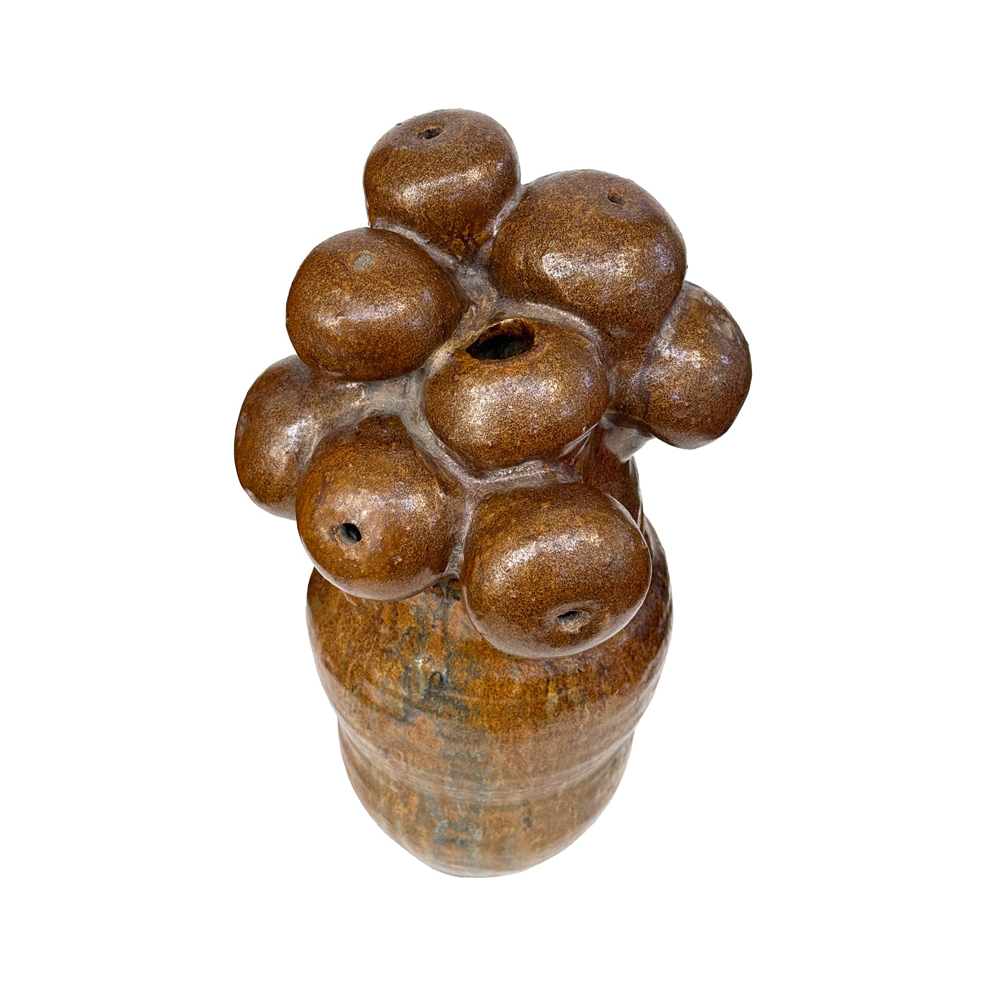 Studio Ceramic Stylized Bouquet Multi-Spout Vase