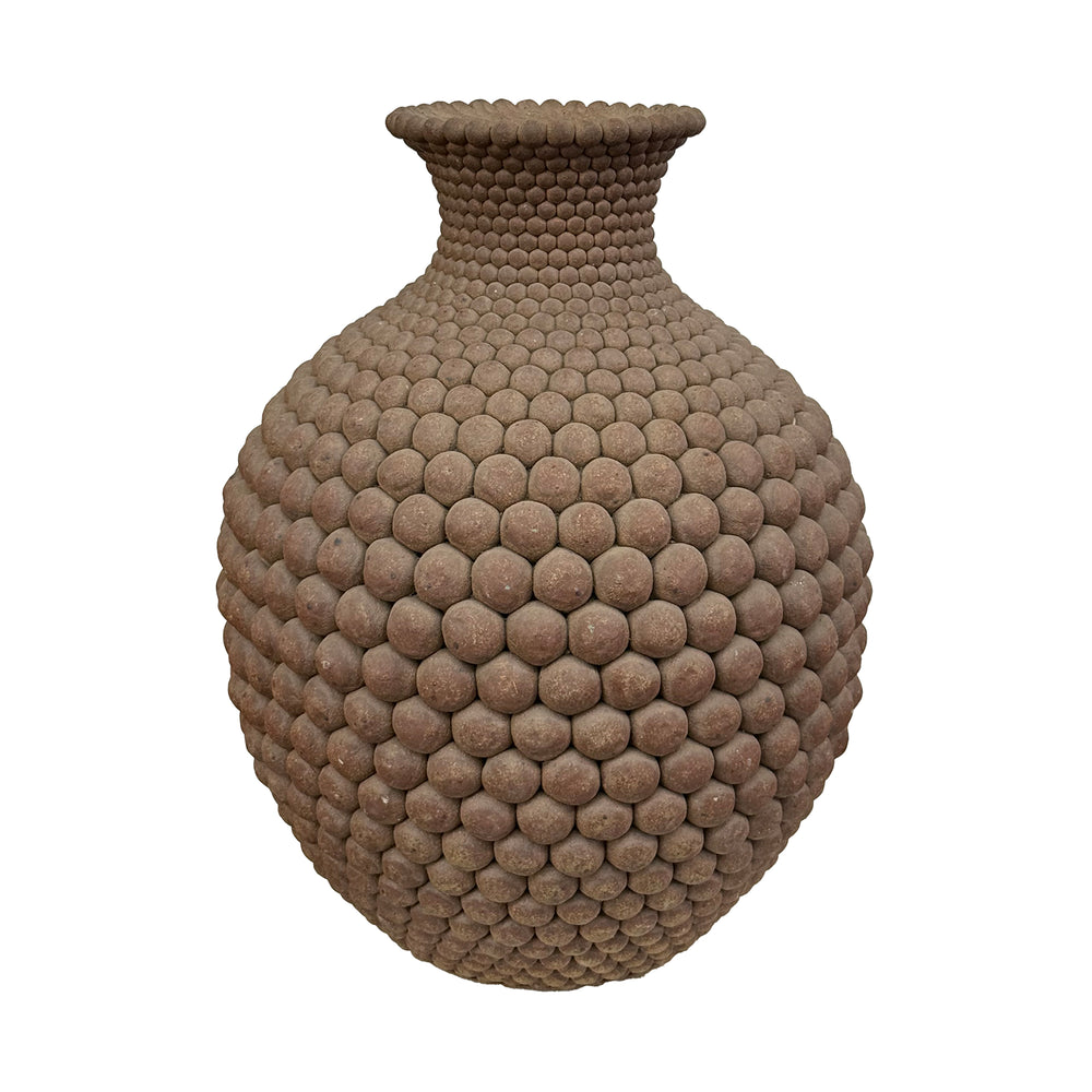 Studio Ceramic Vessel of Graduating Spheres