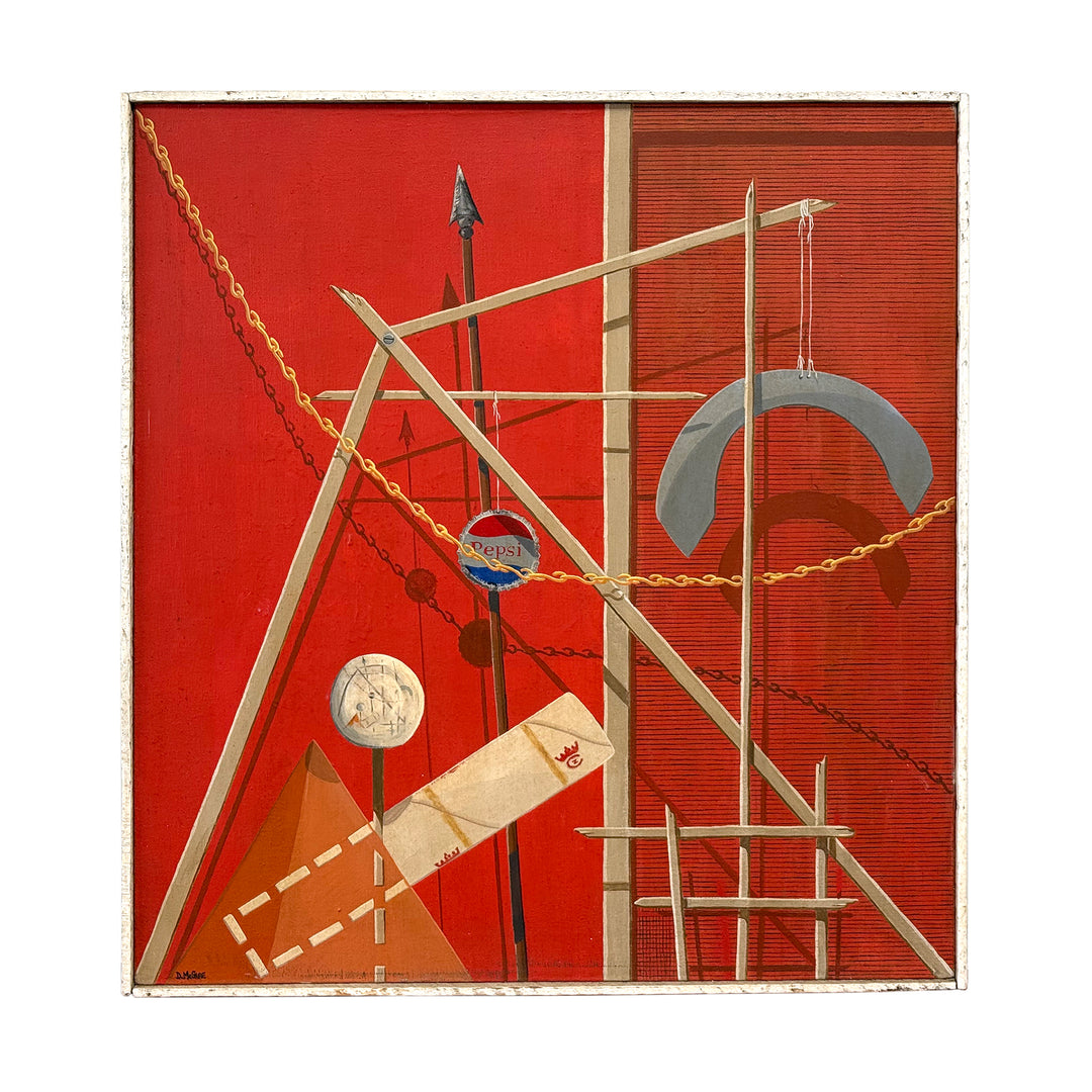 Surrealist Still Life Painting in Oil on Canvas – The Window