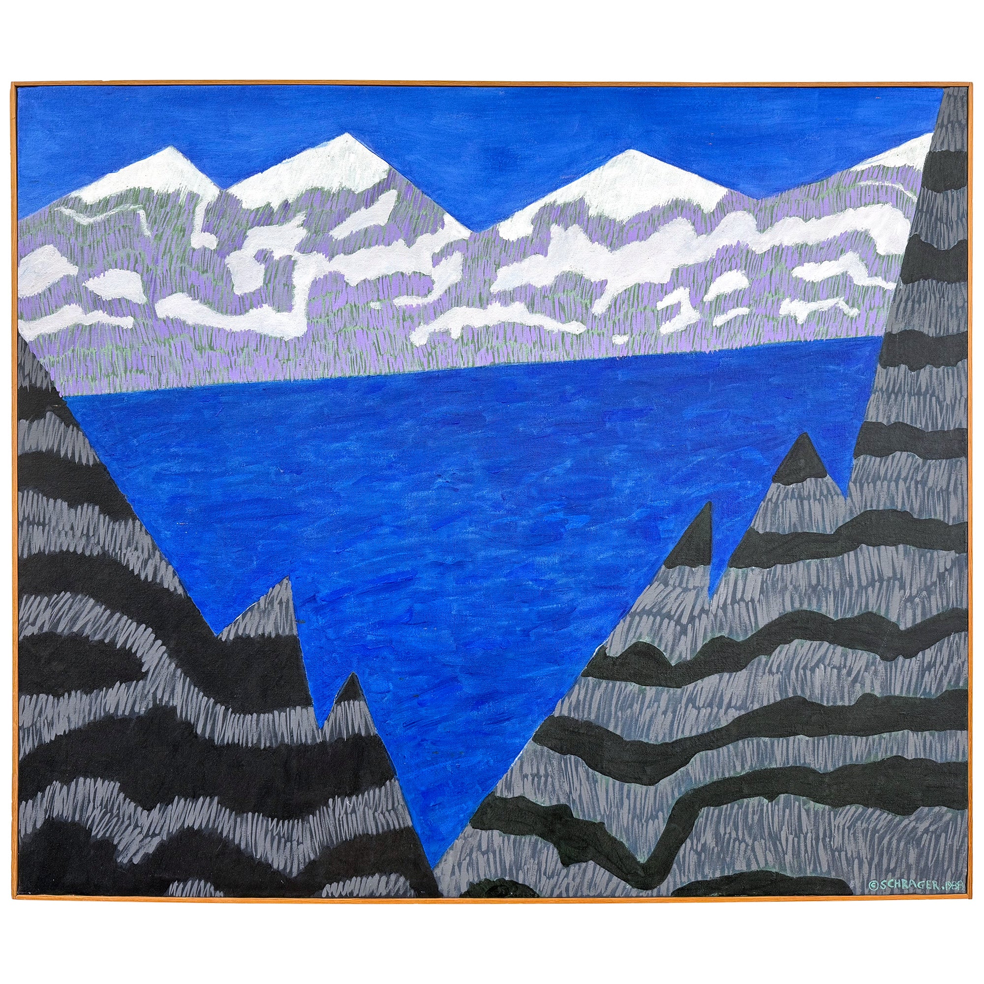 Tahoe - Painting on Canvas by Nikki Shrager