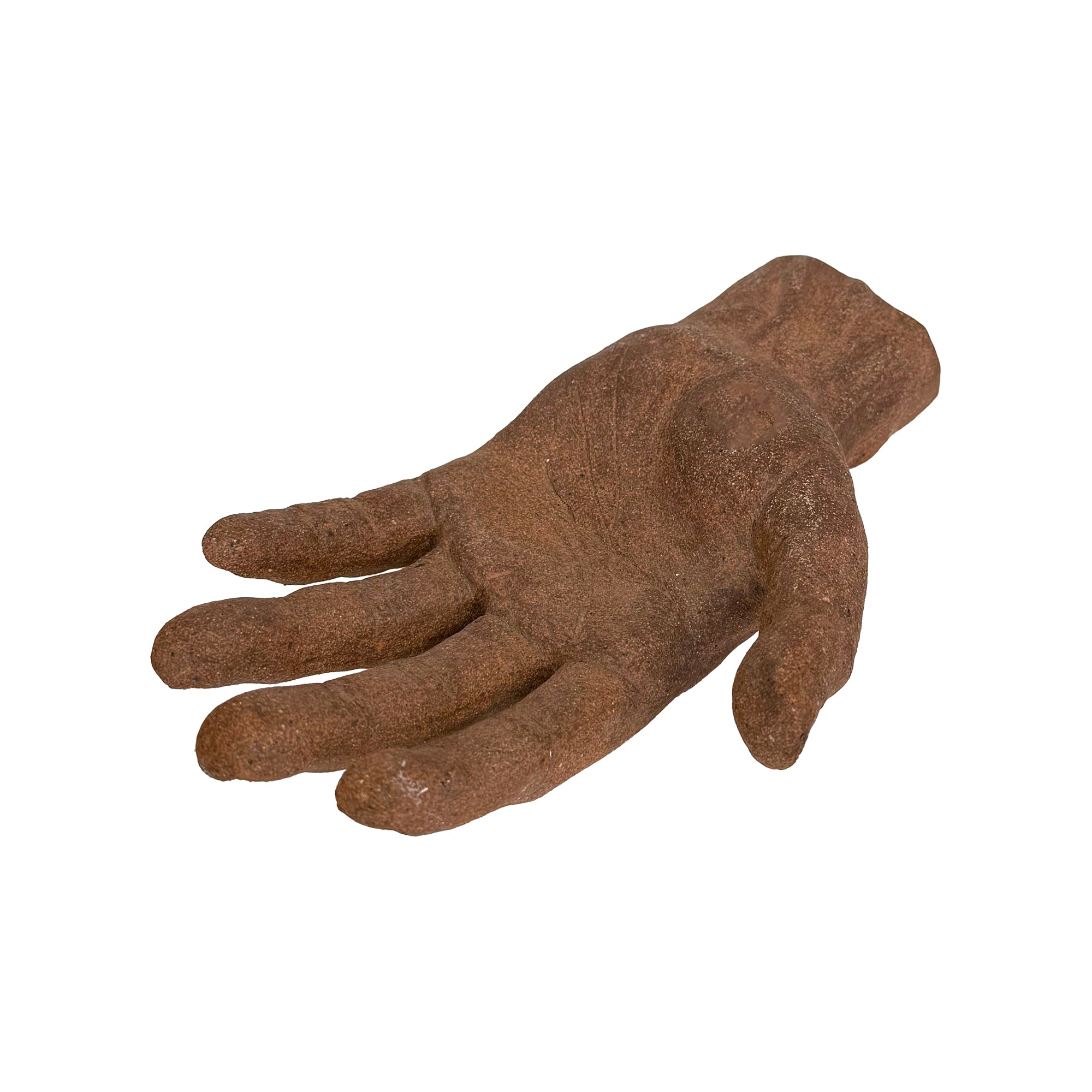 Terra Cotta Hand Sculpture