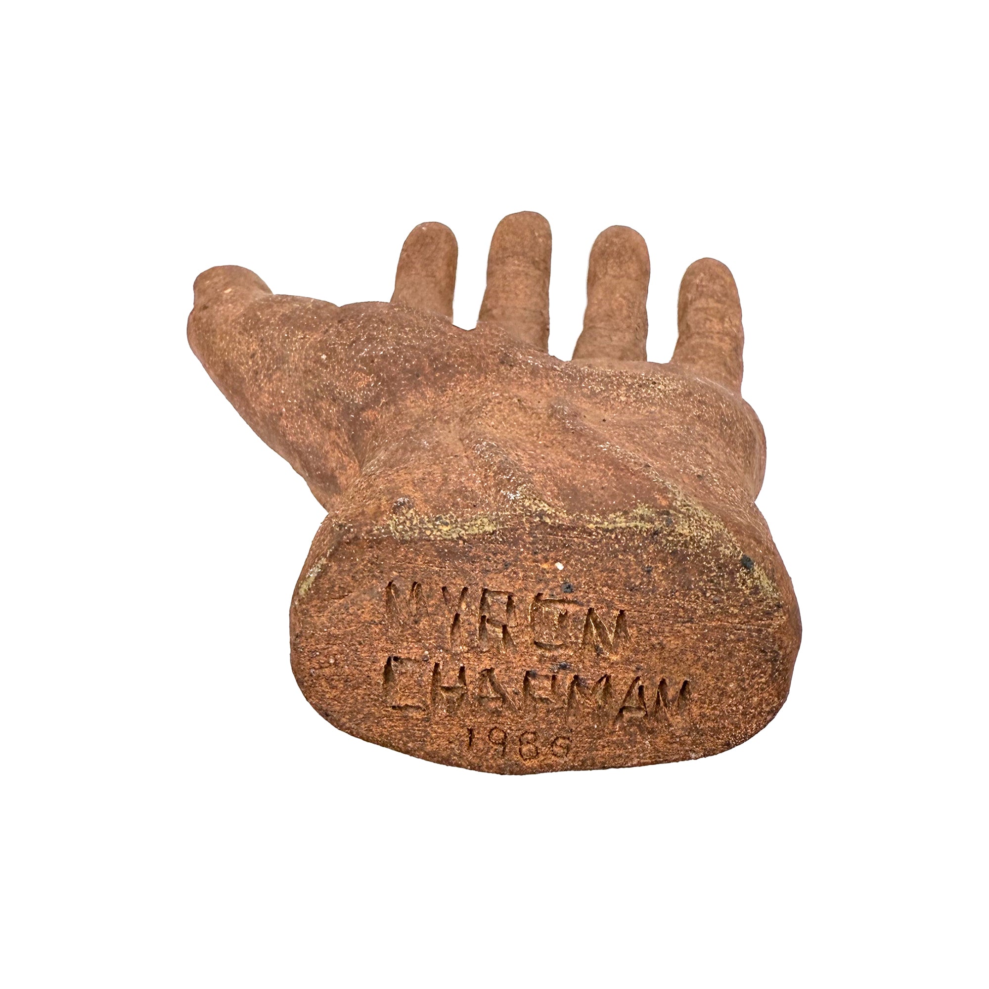 Terra Cotta Hand Sculpture