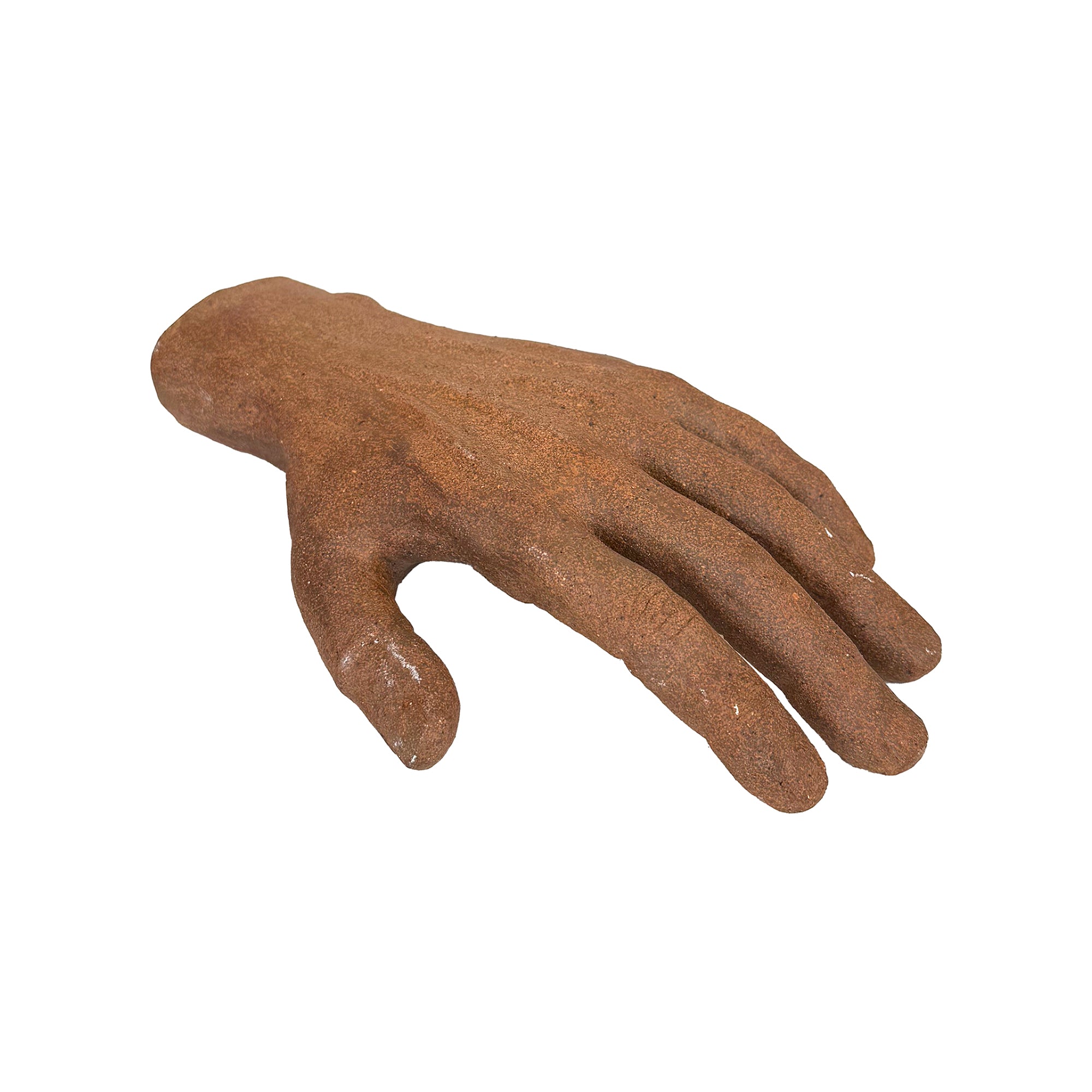 Terra Cotta Hand Sculpture