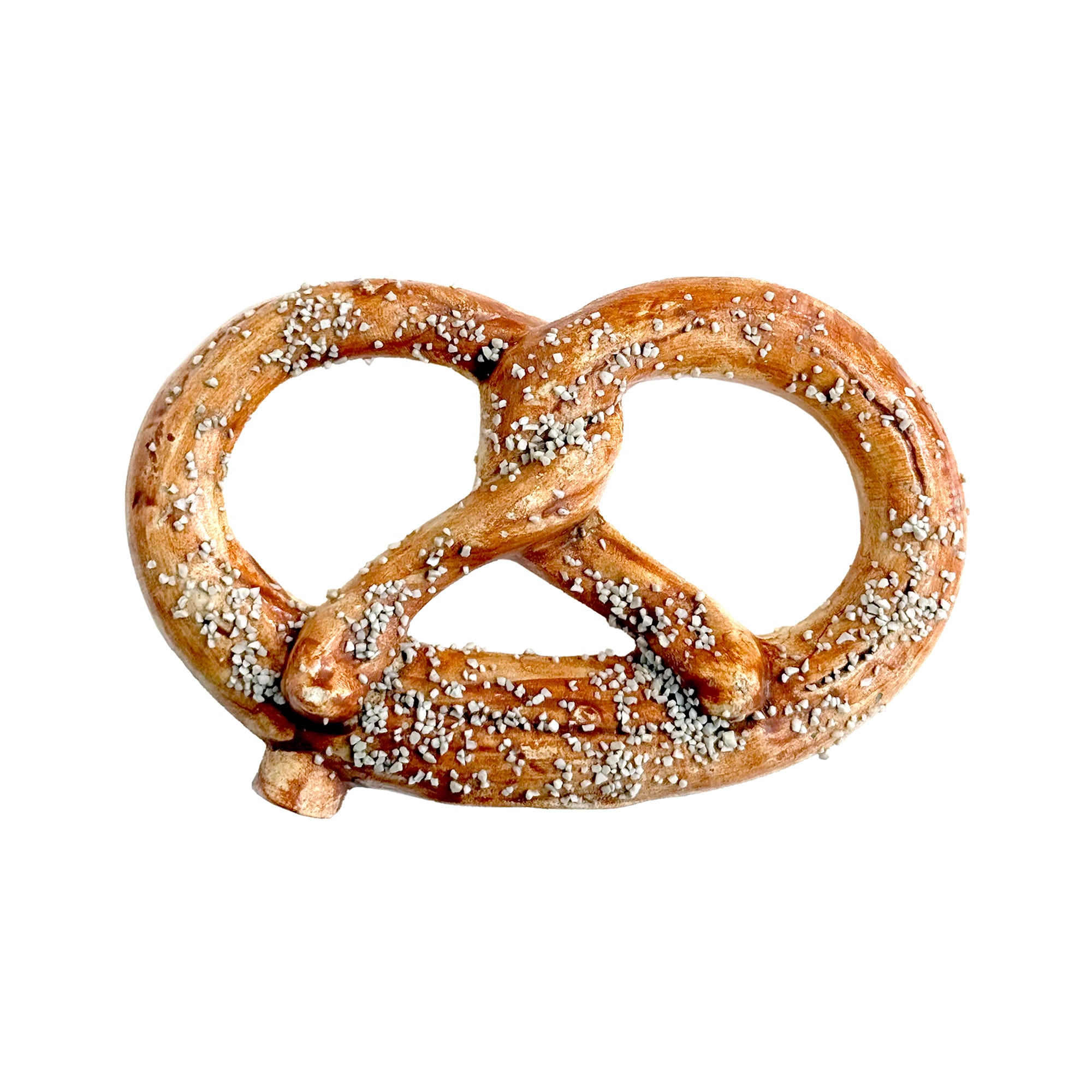 Trompe L'Oeil Ceramic Pretzel Flask