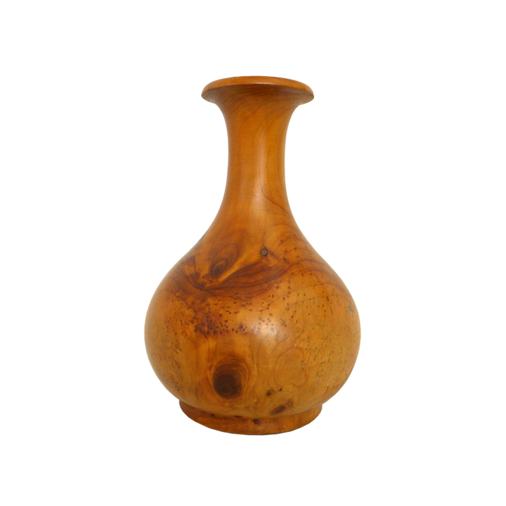 Turned Wooden Vase