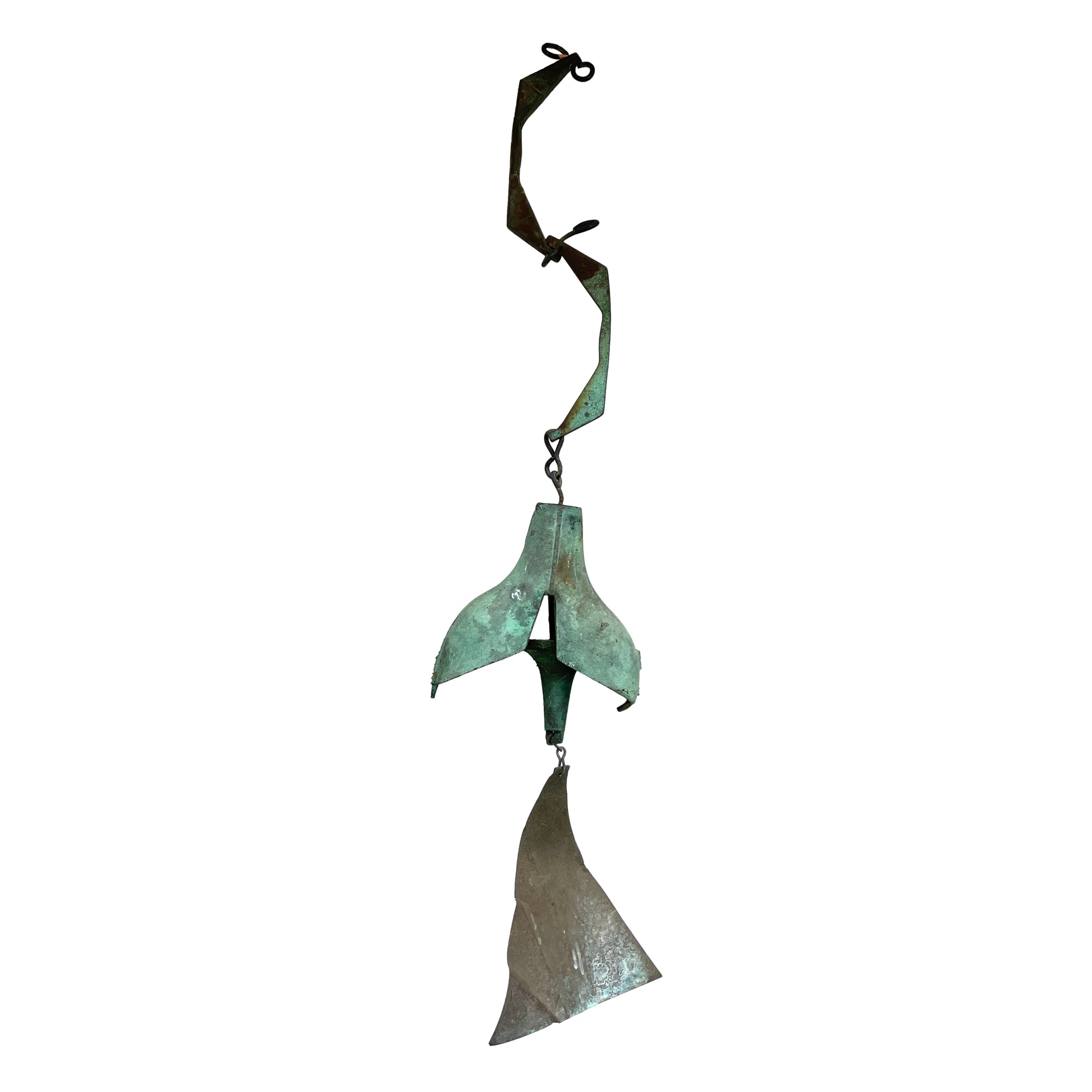 Vintage Cosanti Cast Bronze Windbell by Paolo Soleri