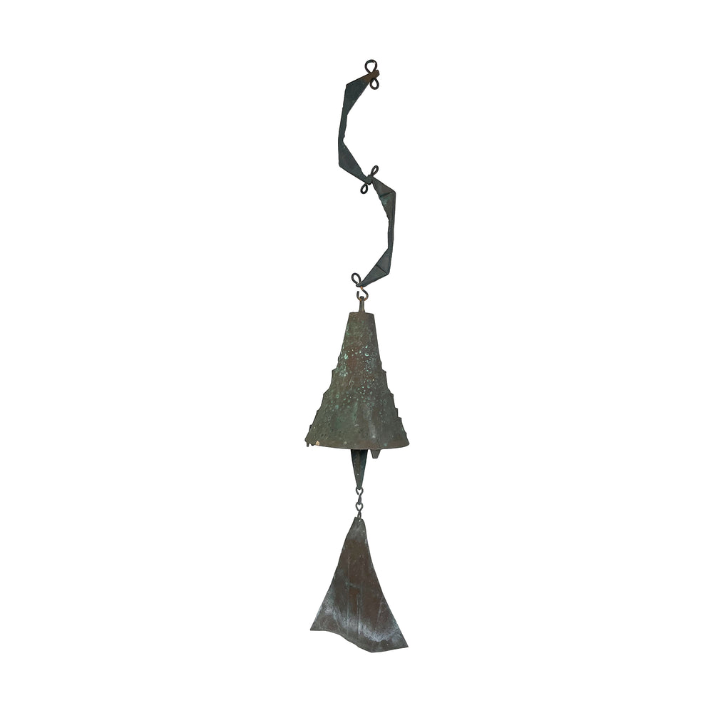 Vintage Conical Cosanti Bronze Windbell by Paolo Soleri