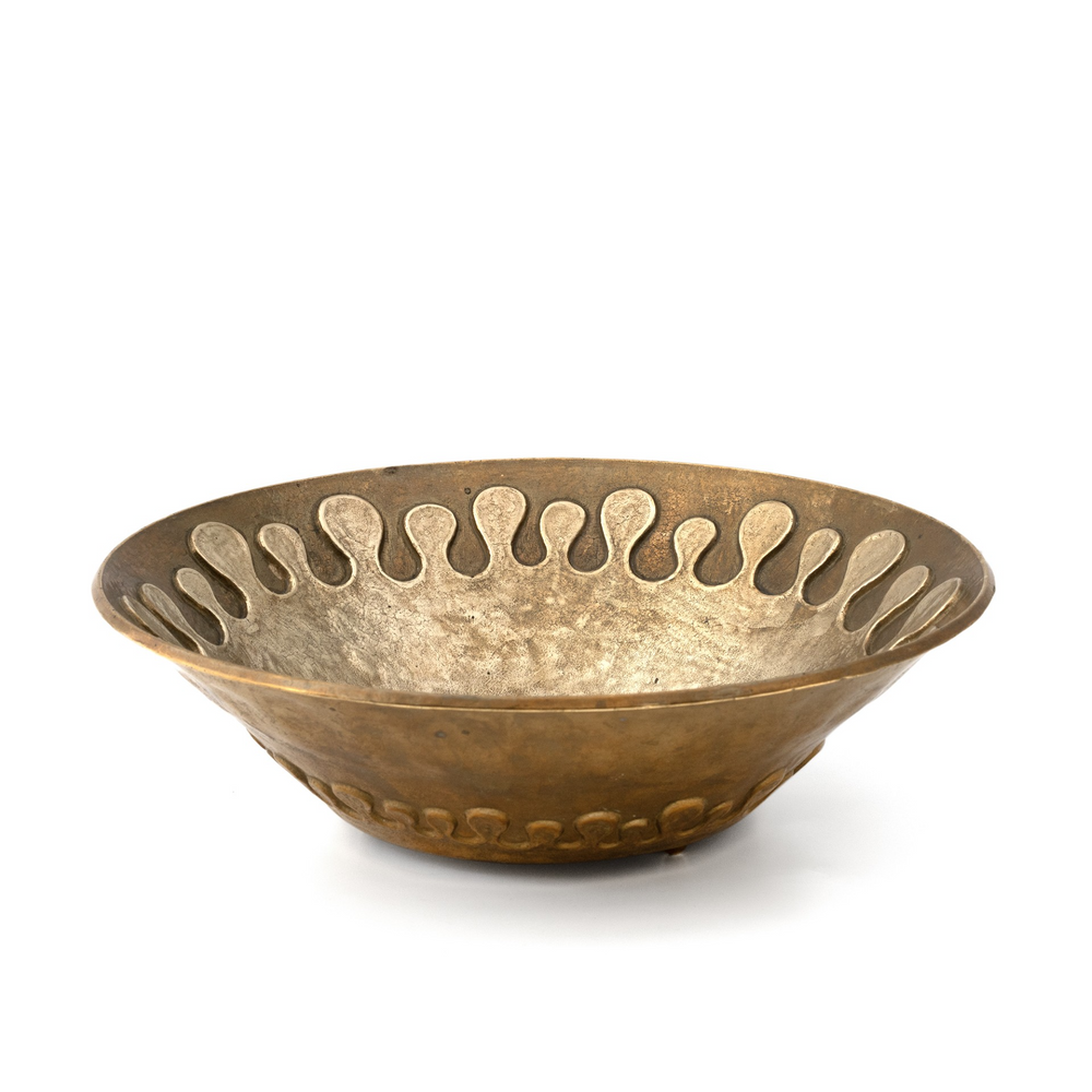 Vintage German Brass Splash Bowl